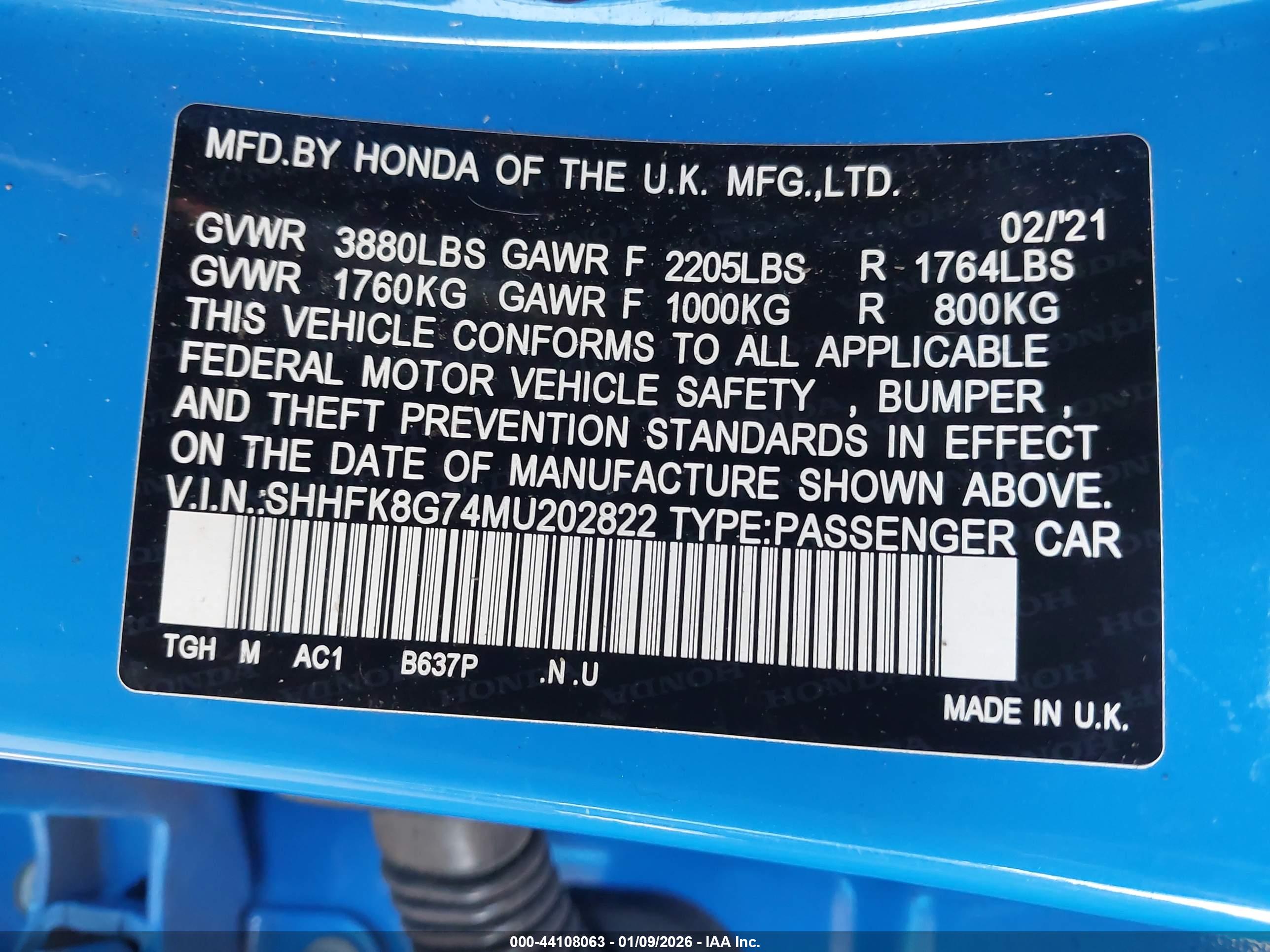 HONDA CIVIC image 9