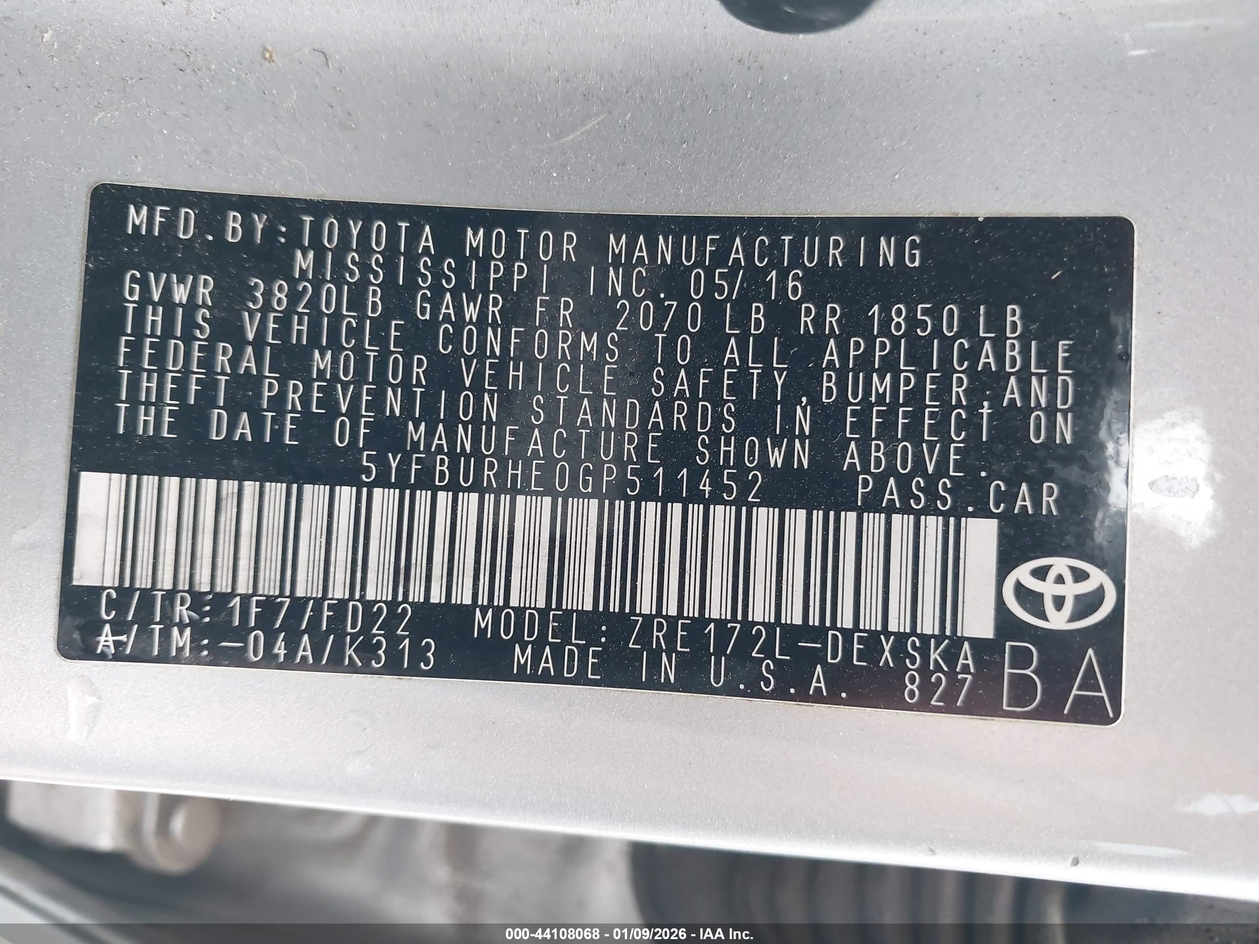 TOYOTA COROLLA image 9