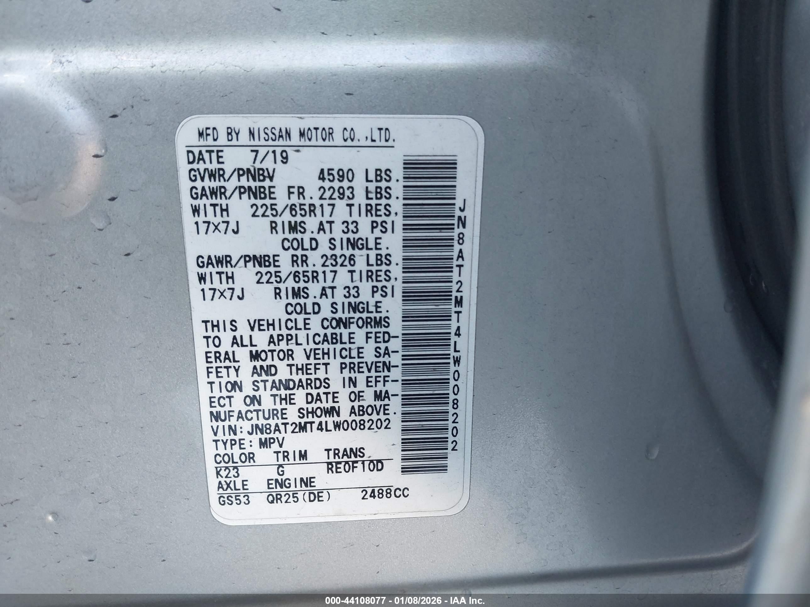 NISSAN ROGUE image 9