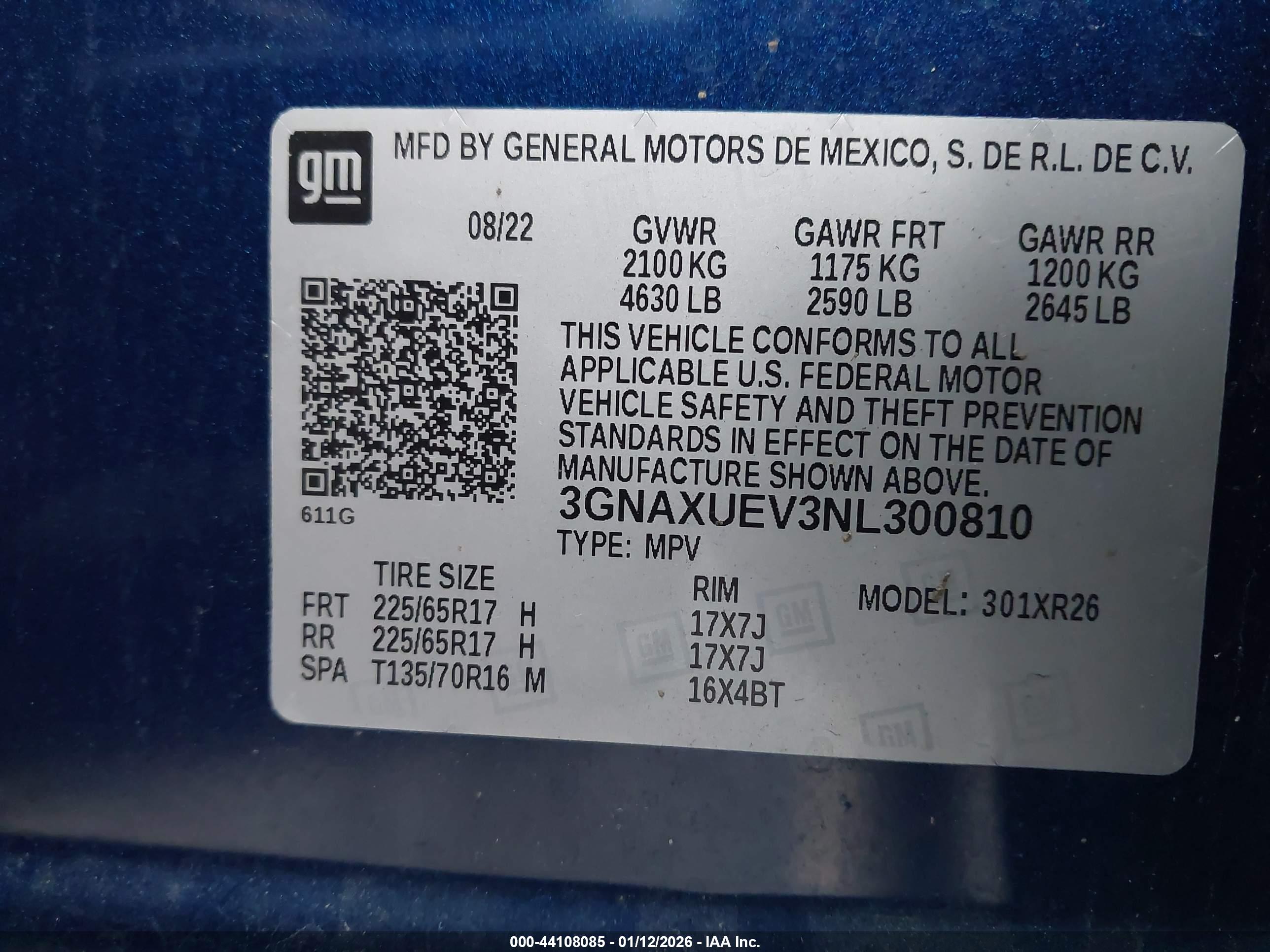 CHEVROLET EQUINOX image 9