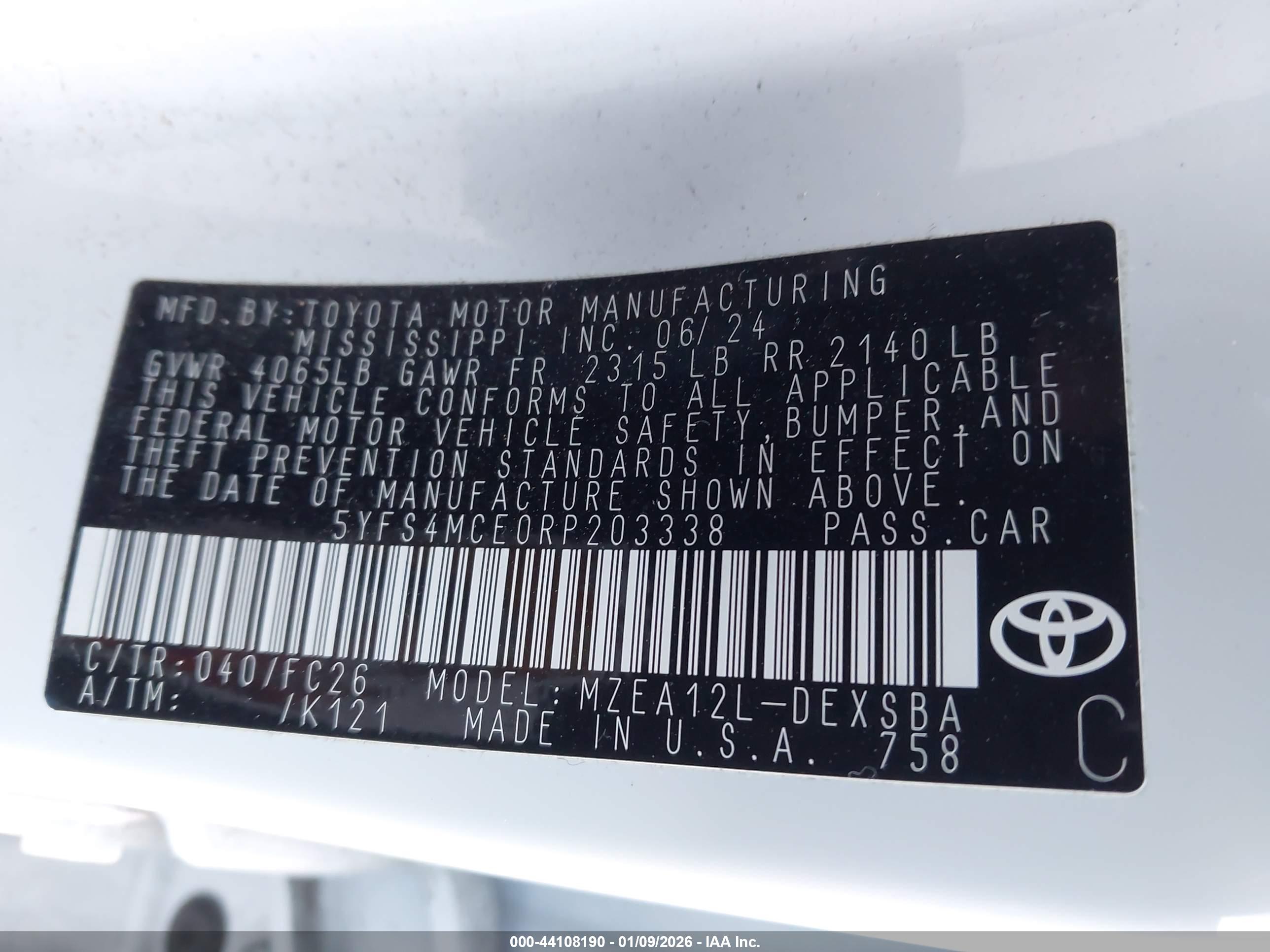 TOYOTA COROLLA image 9