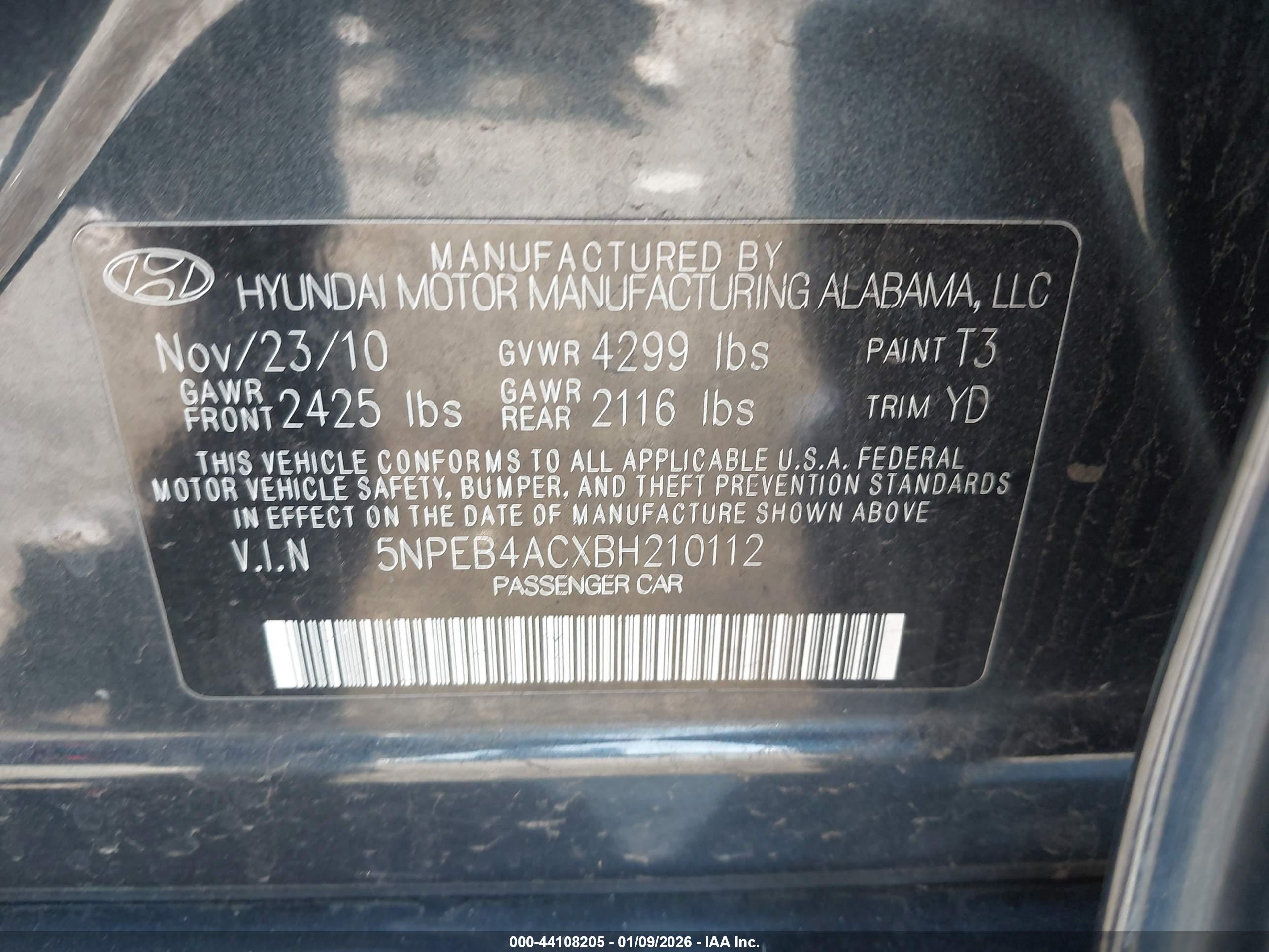 HYUNDAI SONATA image 9