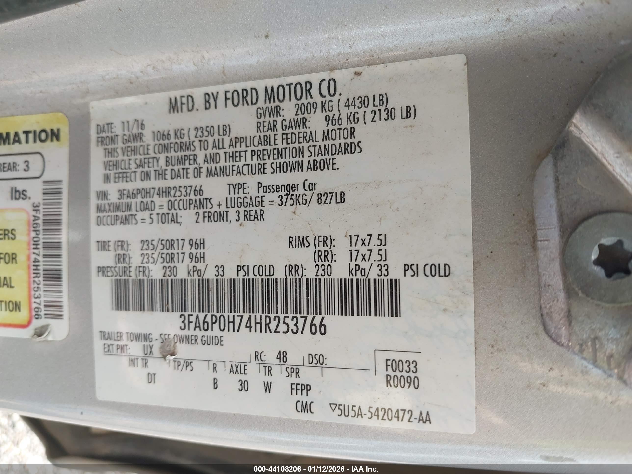 FORD FUSION image 9