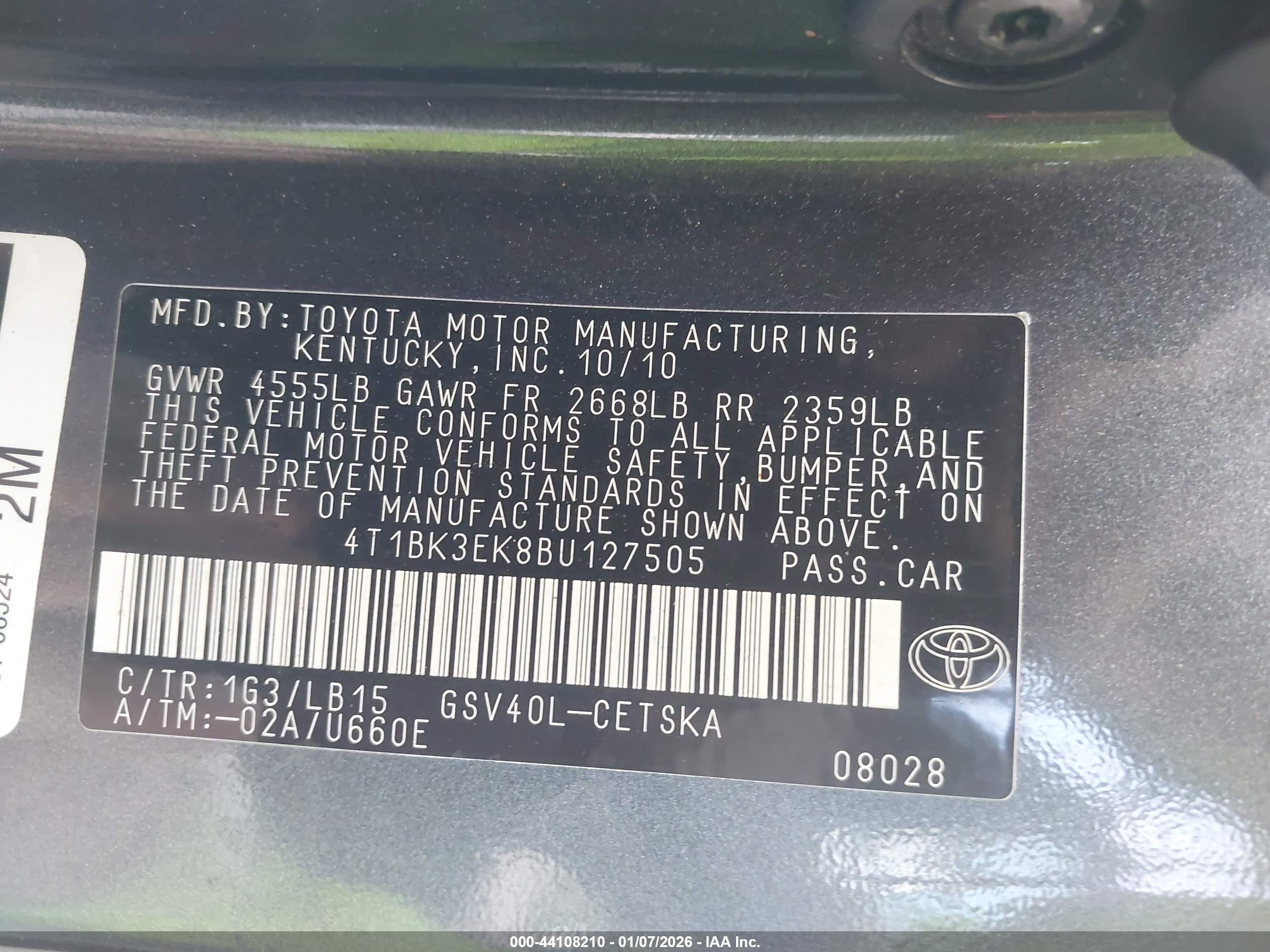 TOYOTA CAMRY image 9