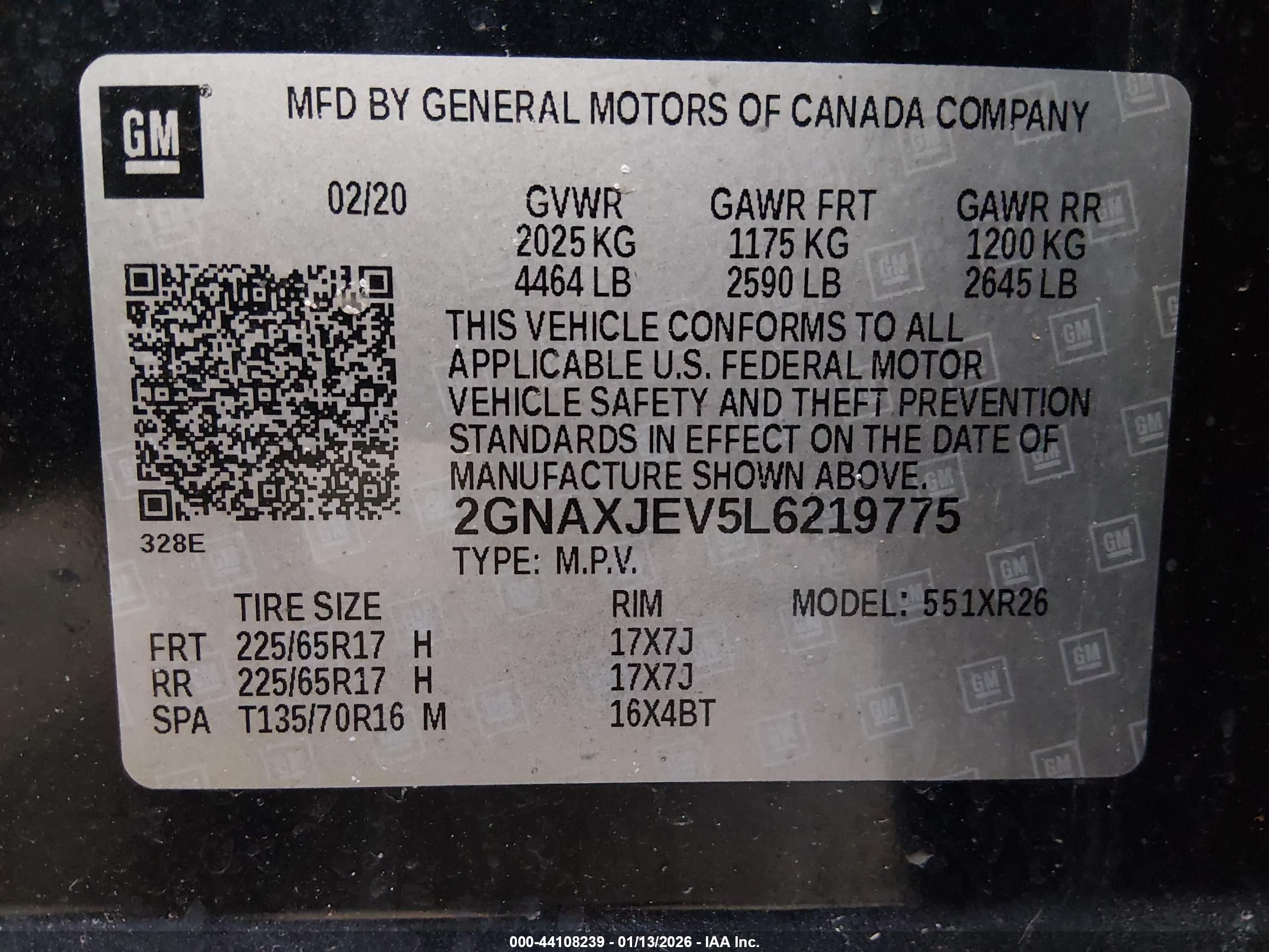 CHEVROLET EQUINOX image 9