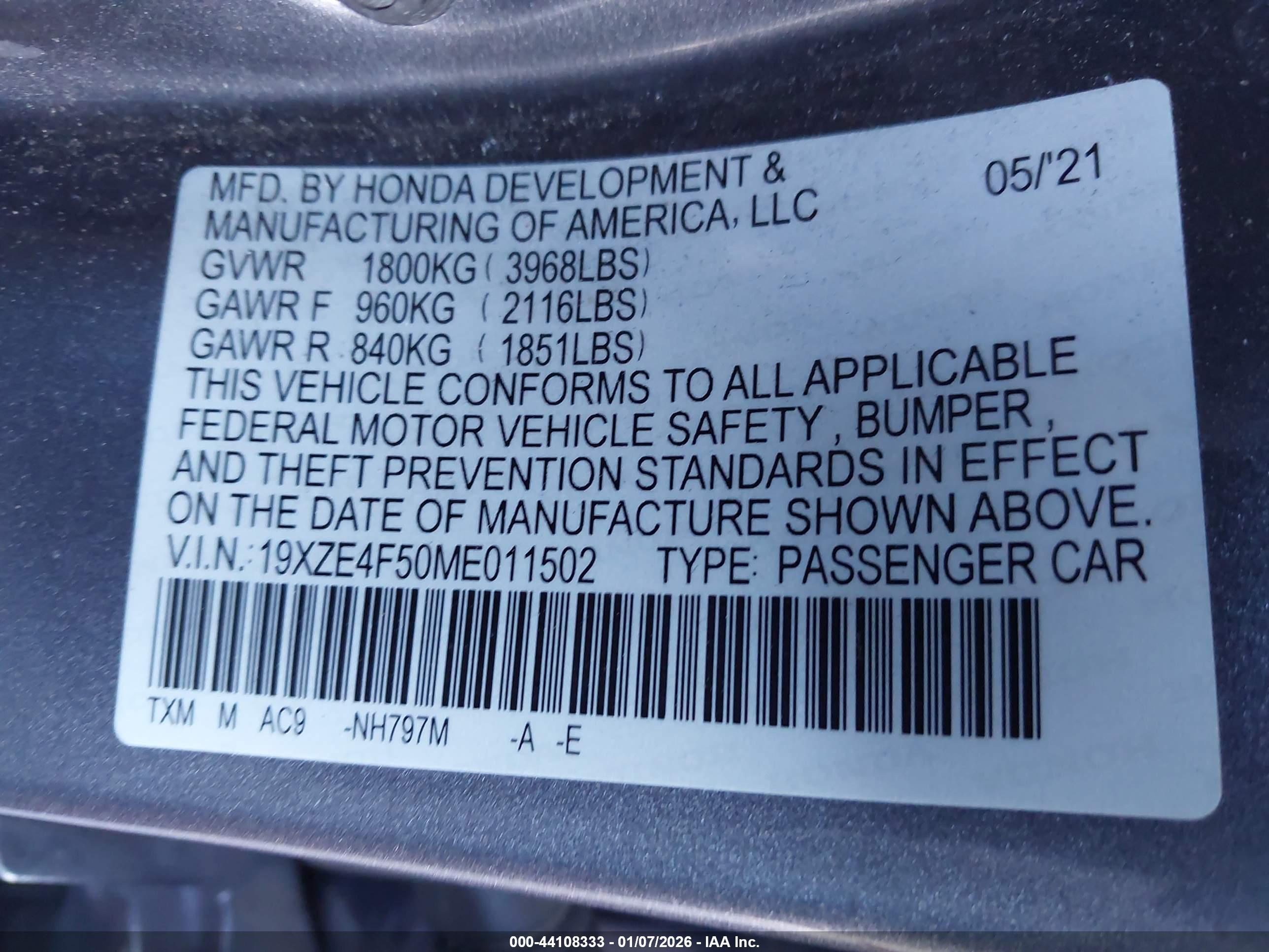 HONDA INSIGHT image 9