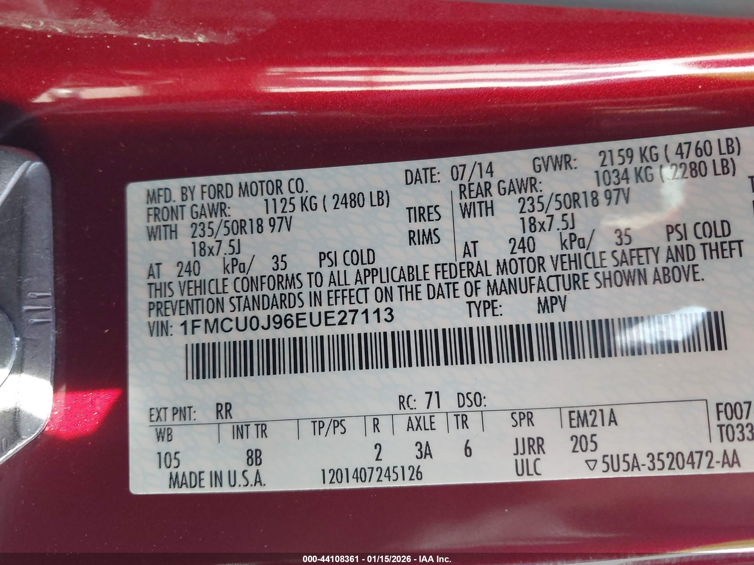 FORD ESCAPE image 9