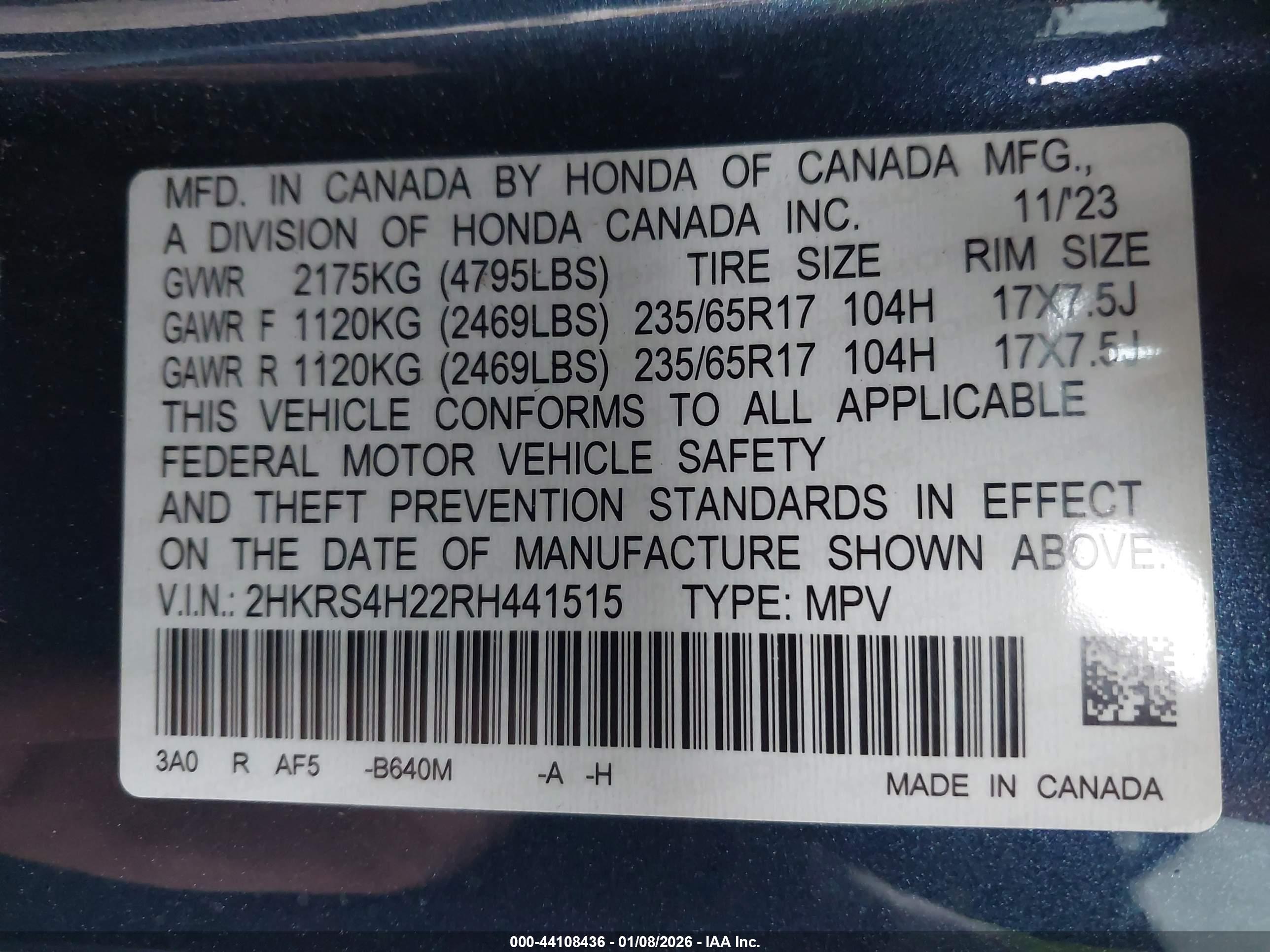 HONDA CR-V image 9