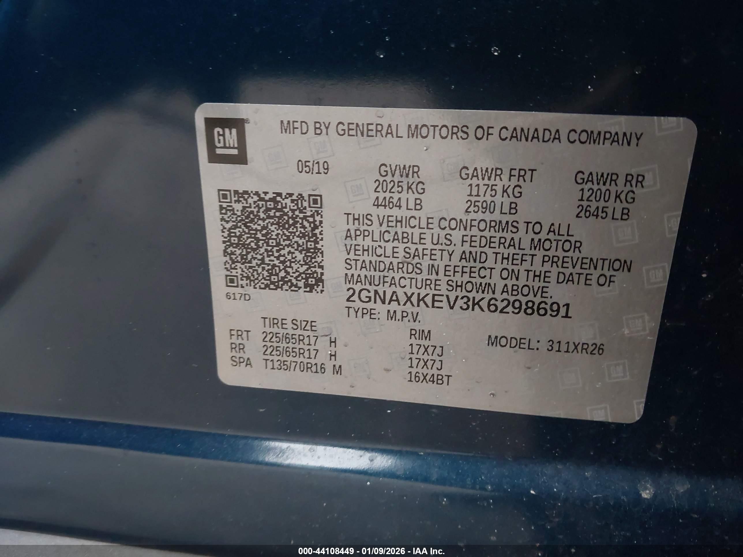 CHEVROLET EQUINOX image 9