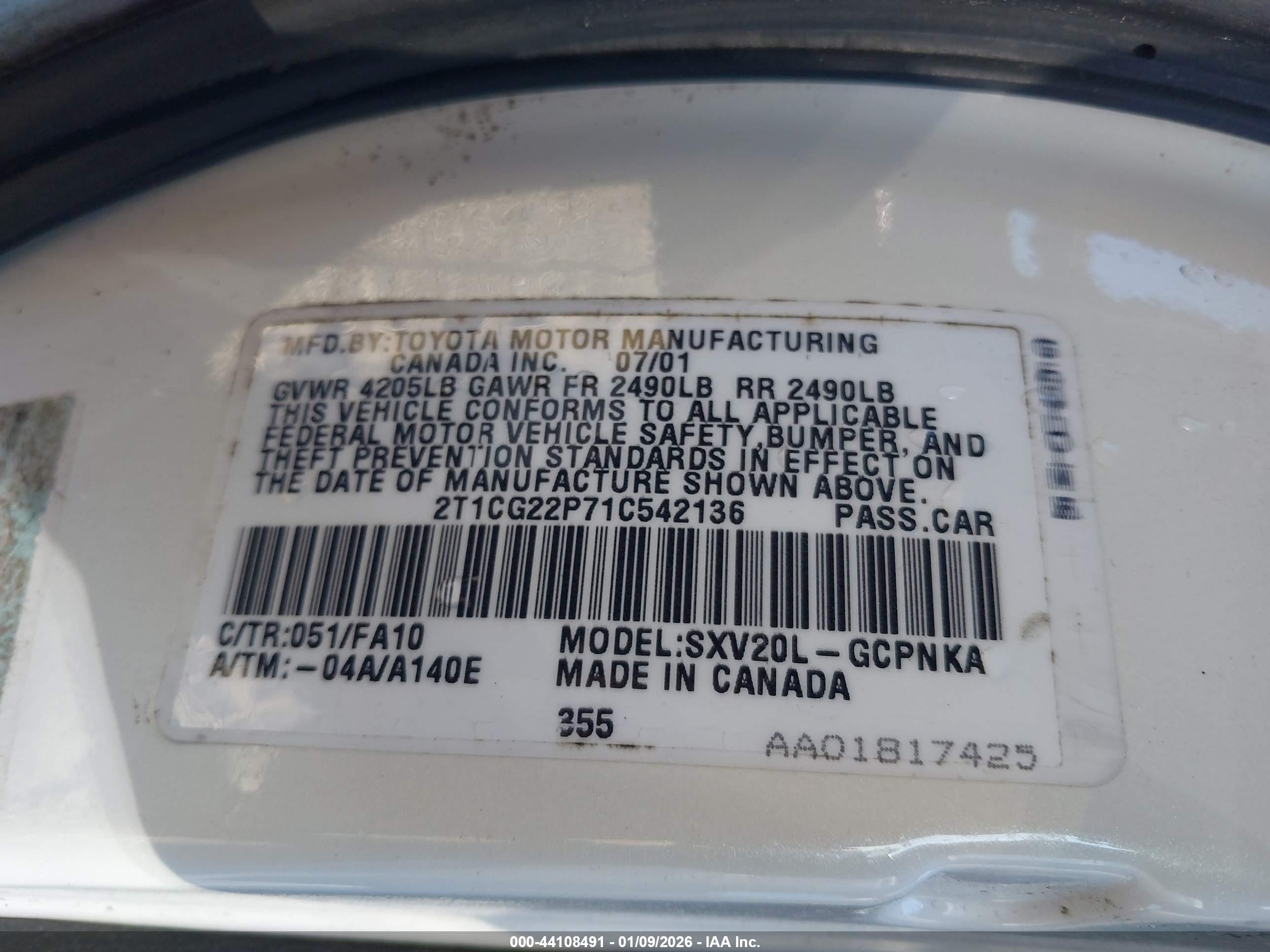 TOYOTA CAMRY image 9