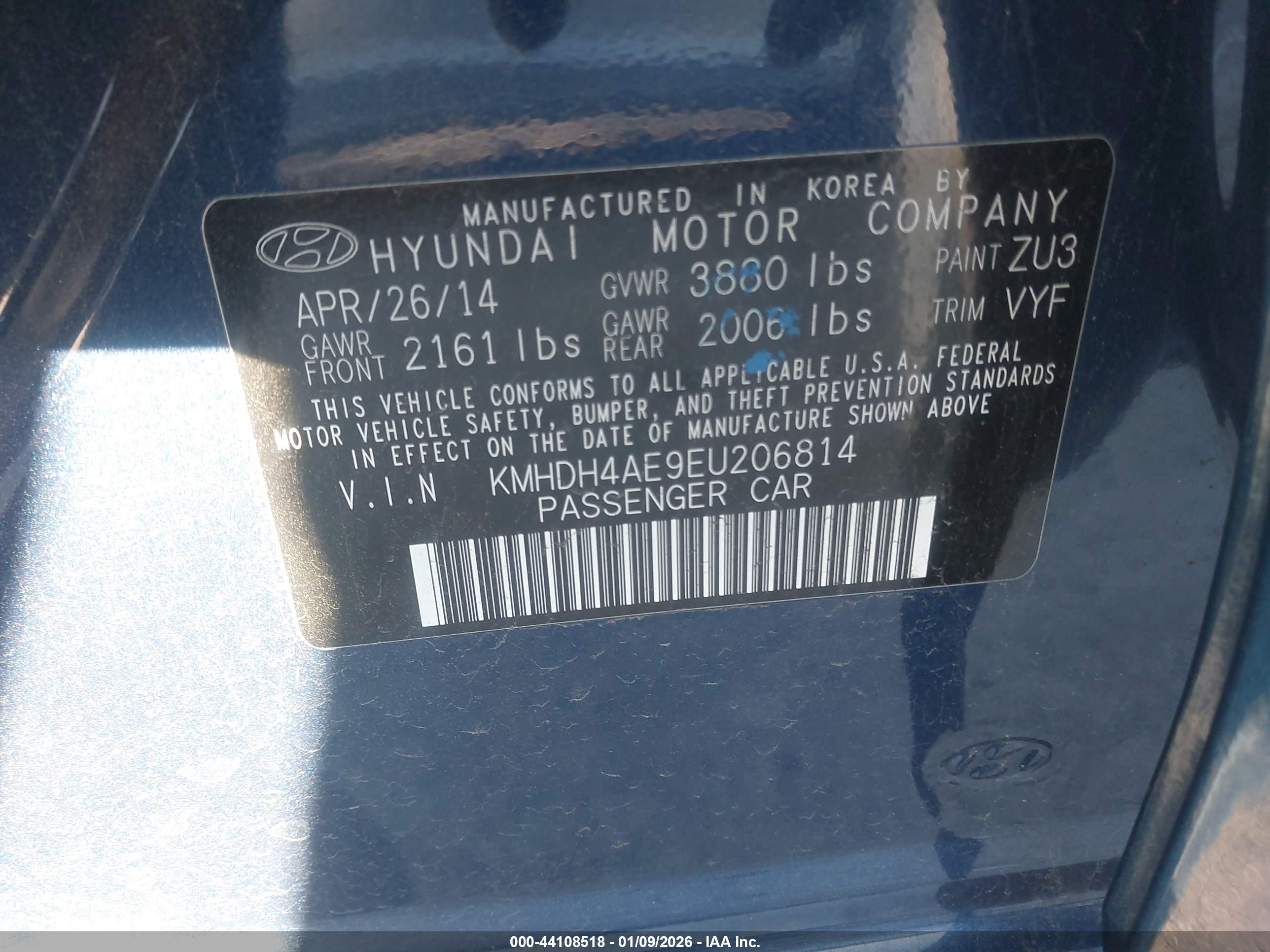 HYUNDAI ELANTRA image 9
