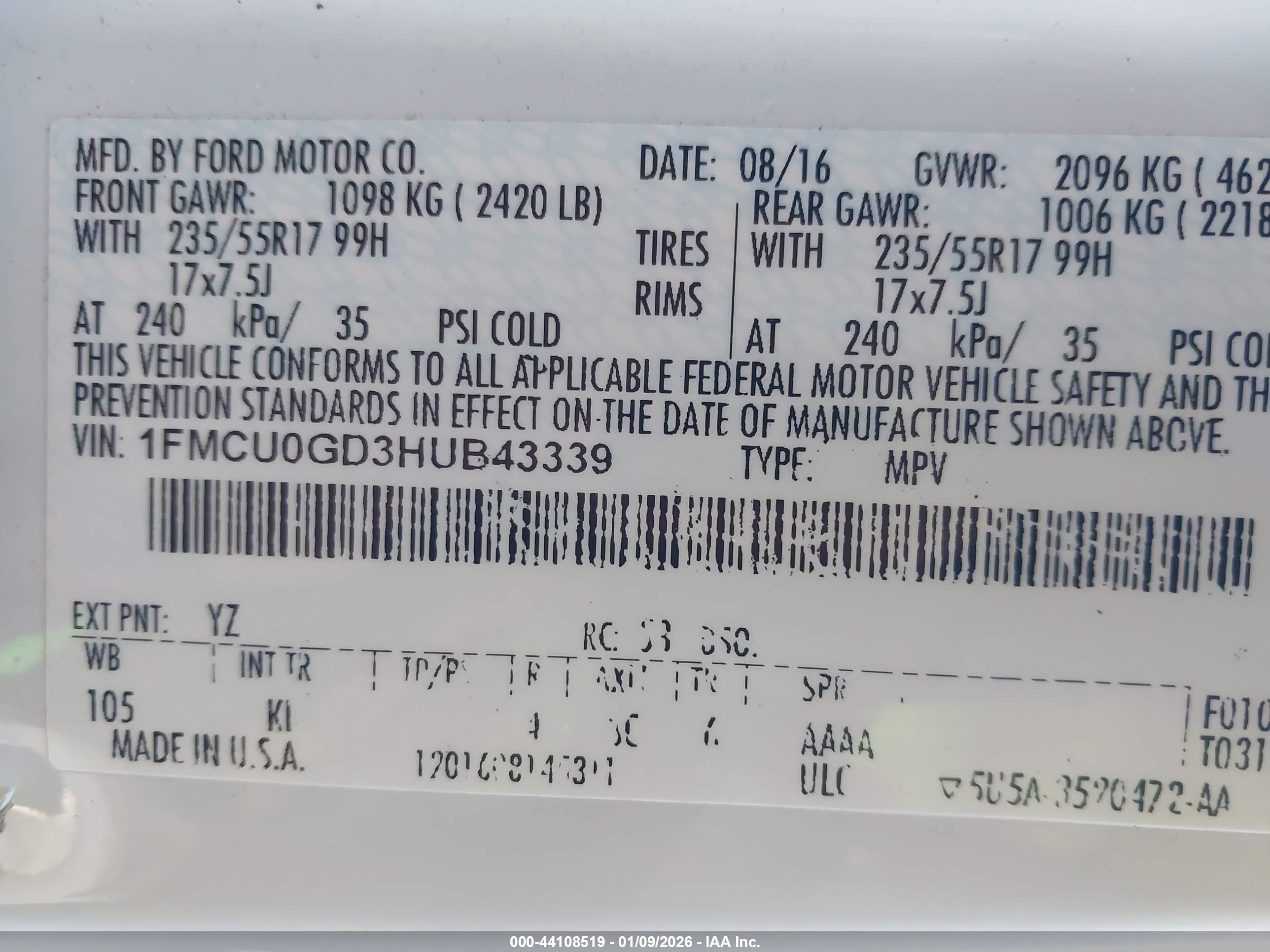 FORD ESCAPE image 9