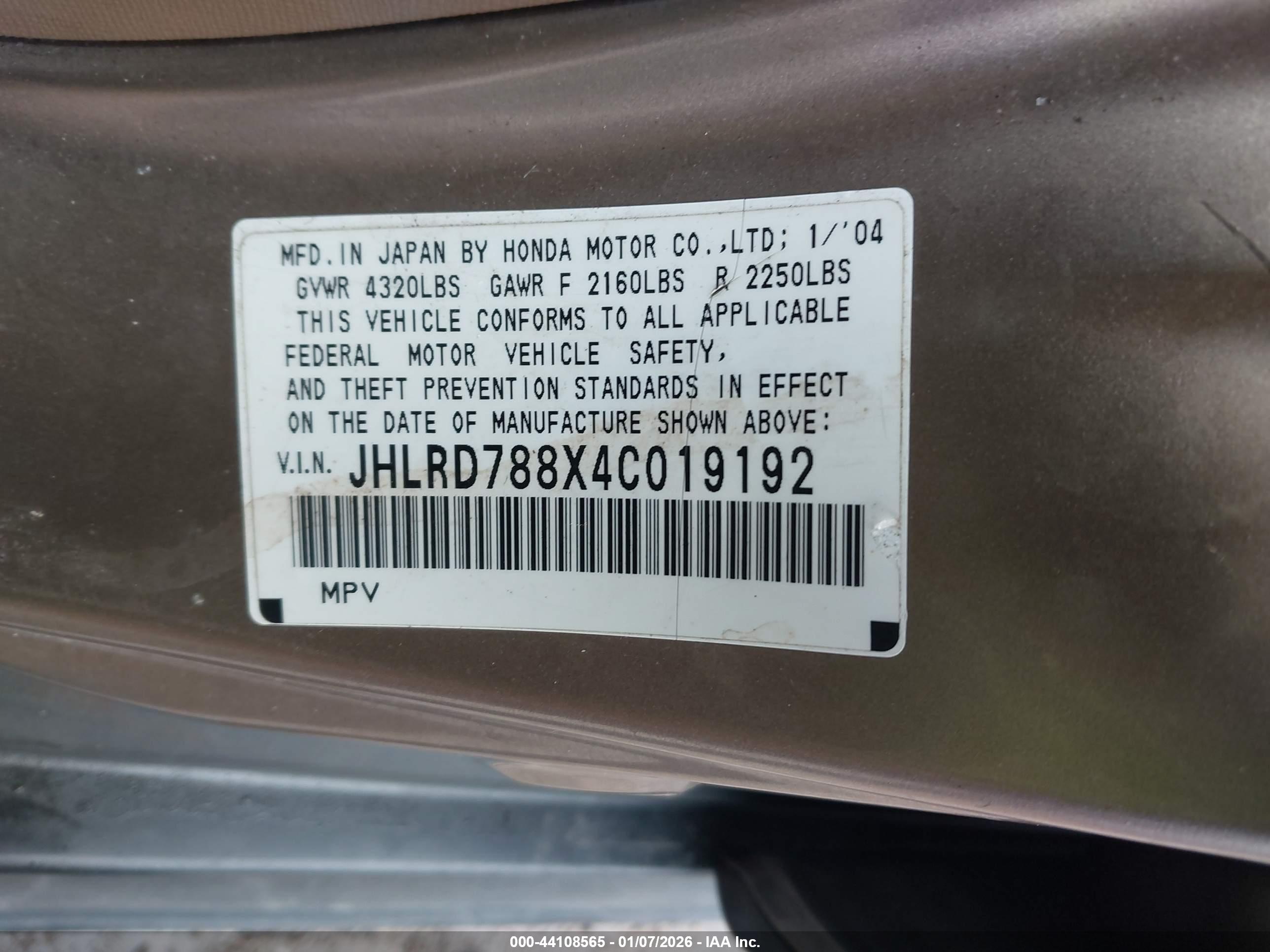 HONDA CR-V image 9