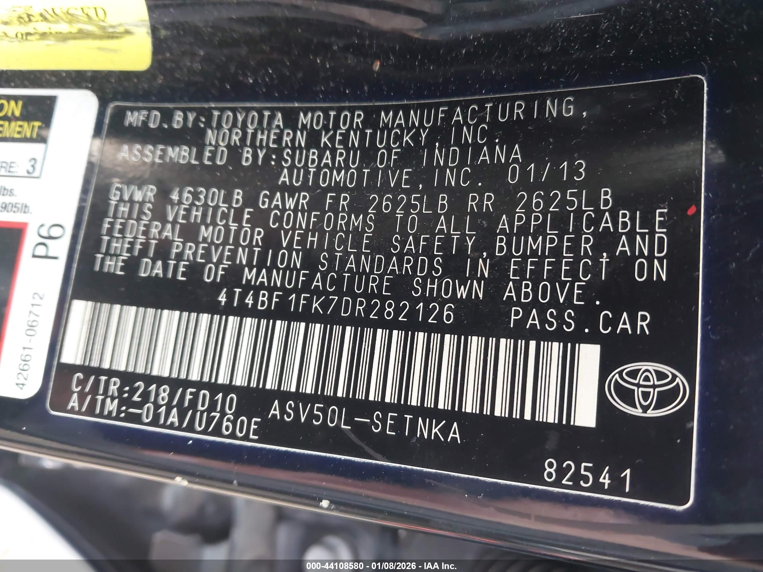 TOYOTA CAMRY image 9