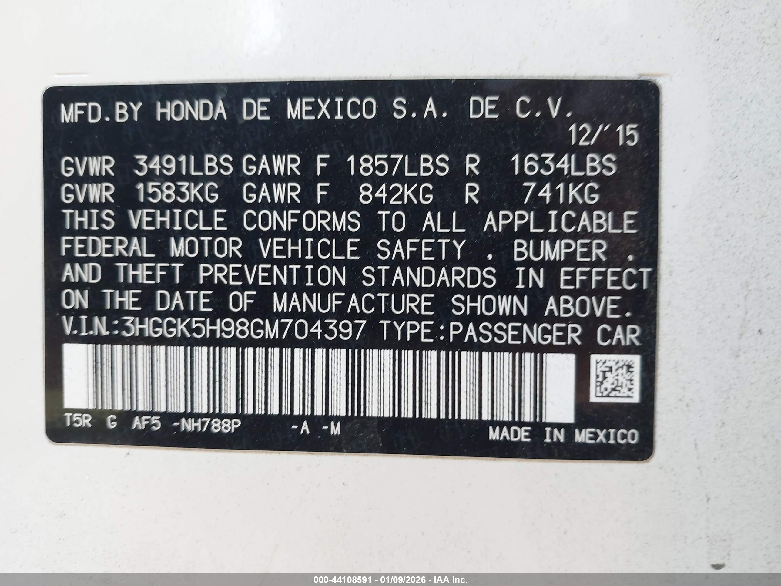 HONDA FIT image 9