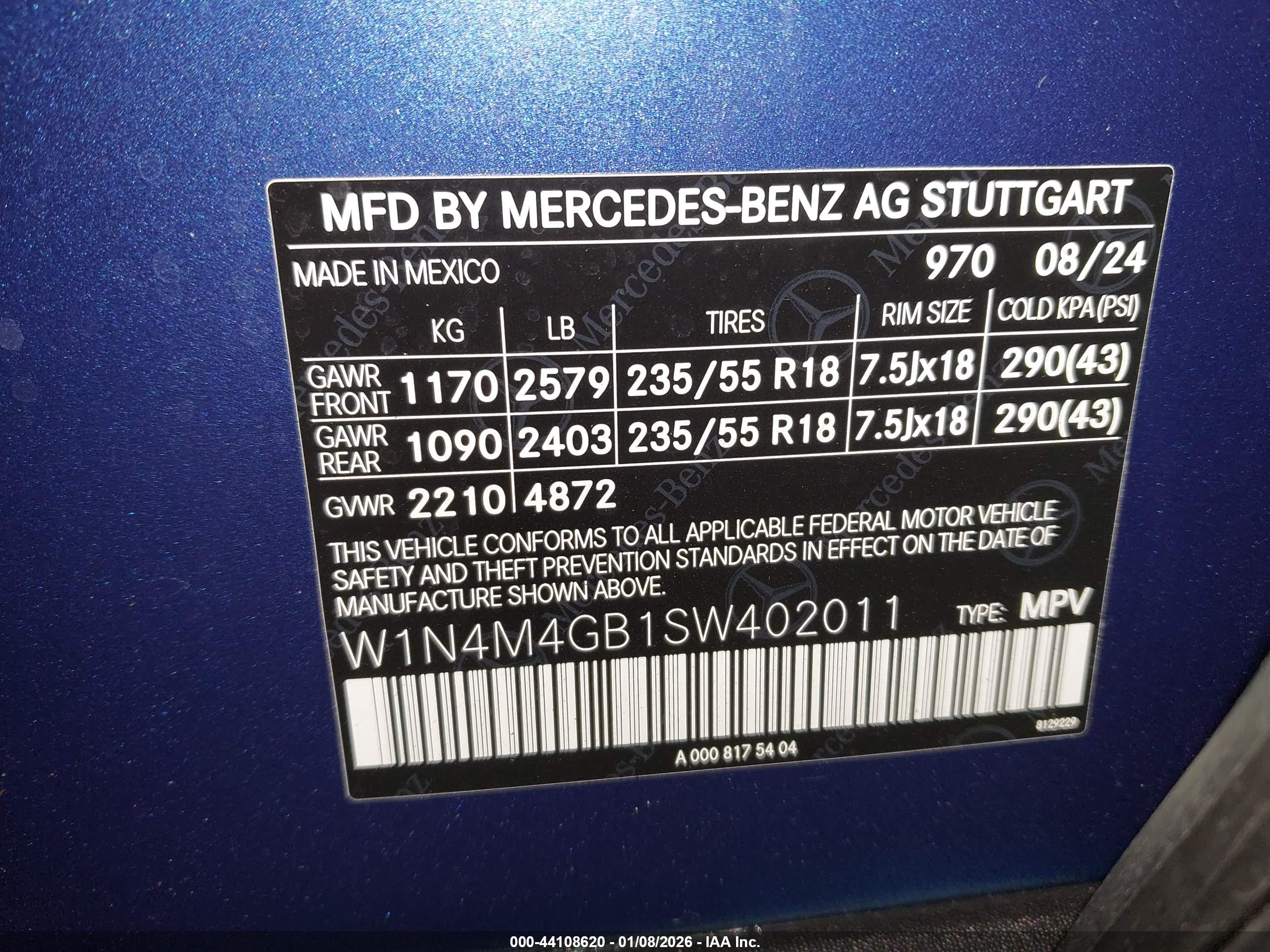 MERCEDES-BENZ GLB image 9