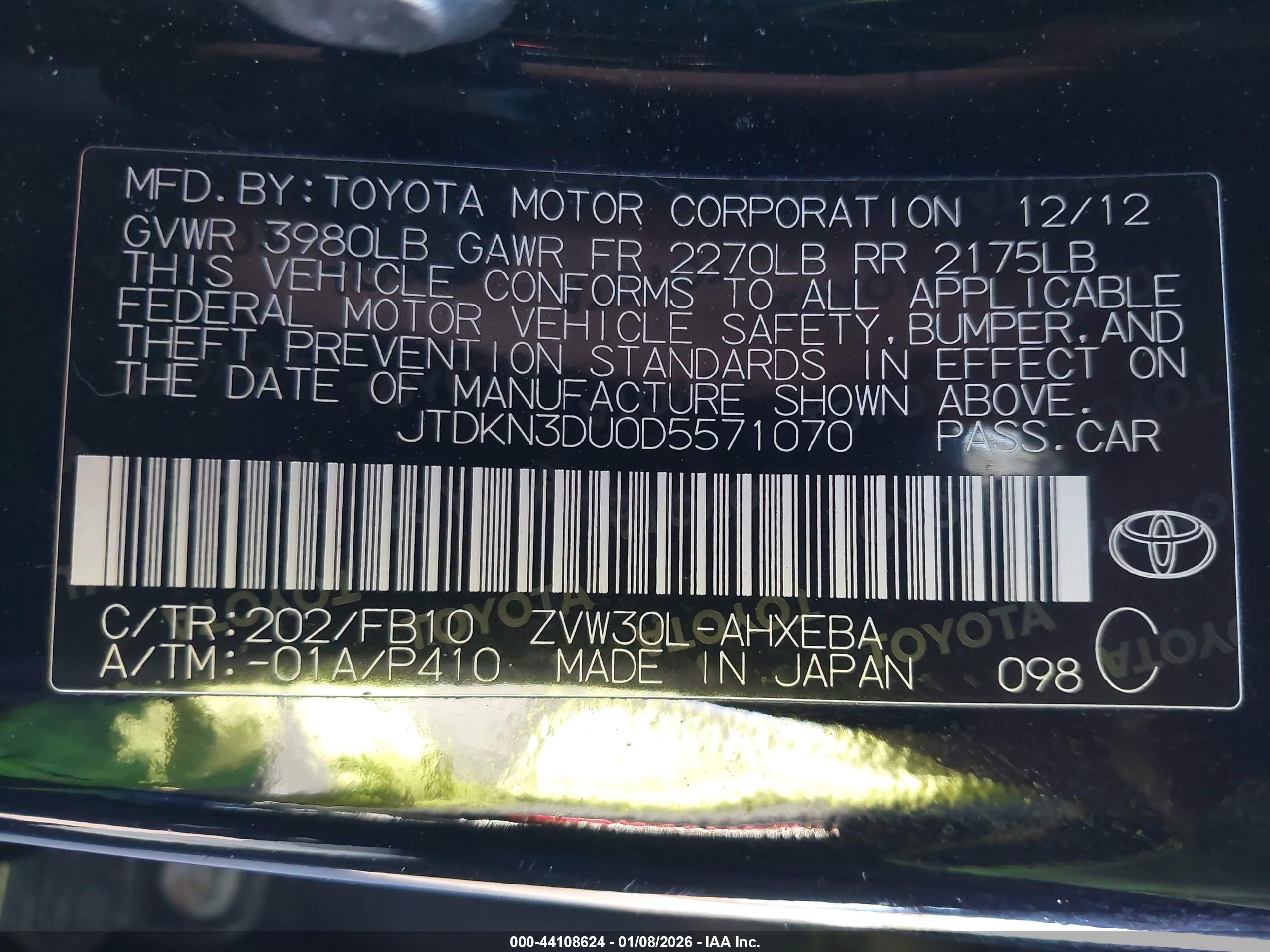 TOYOTA PRIUS image 9