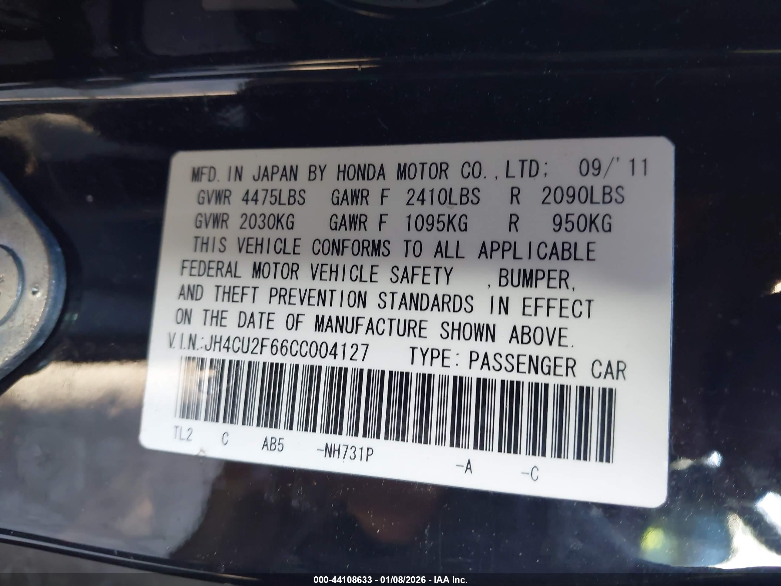 ACURA TSX image 9
