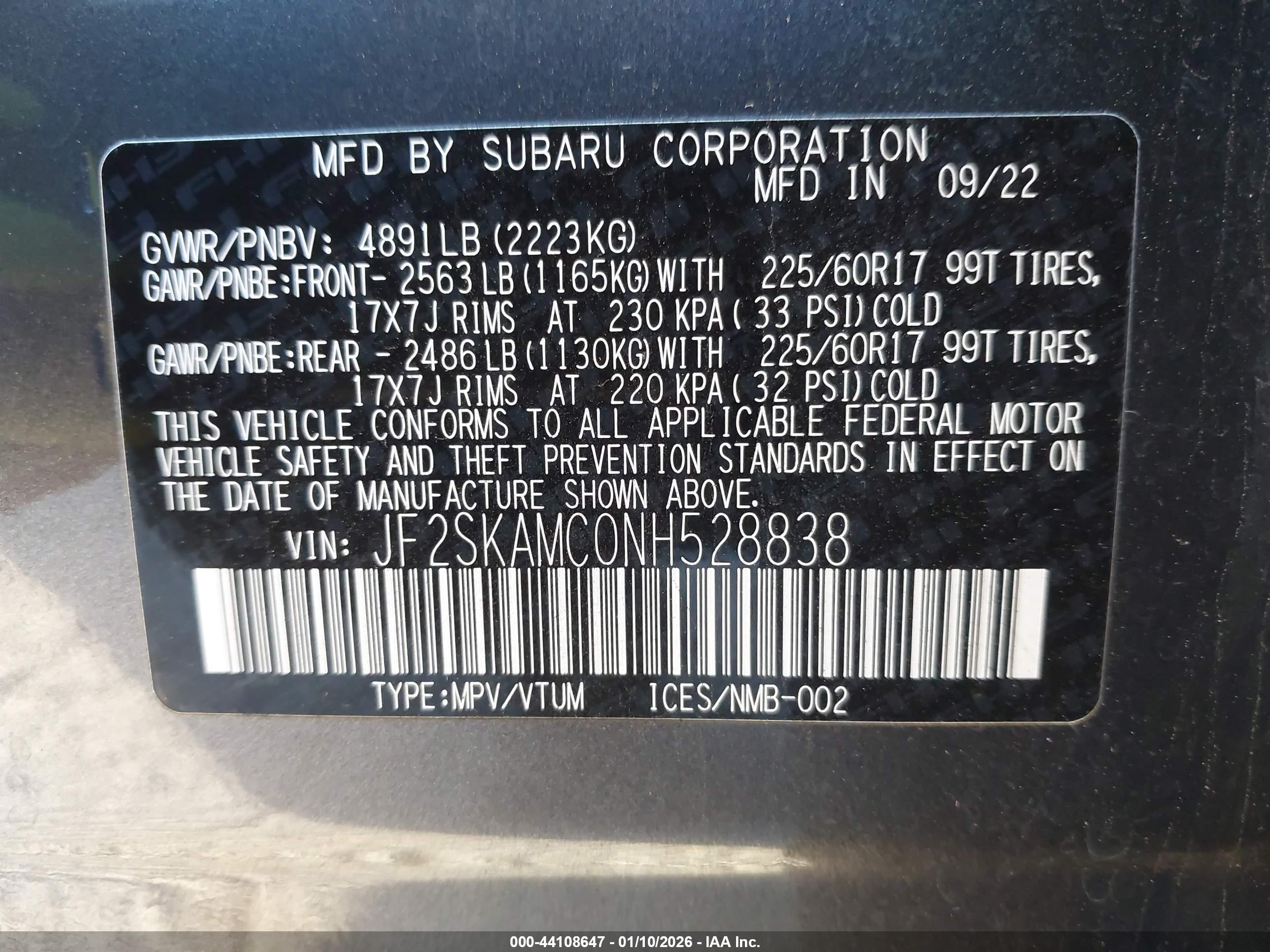 SUBARU FORESTER image 9