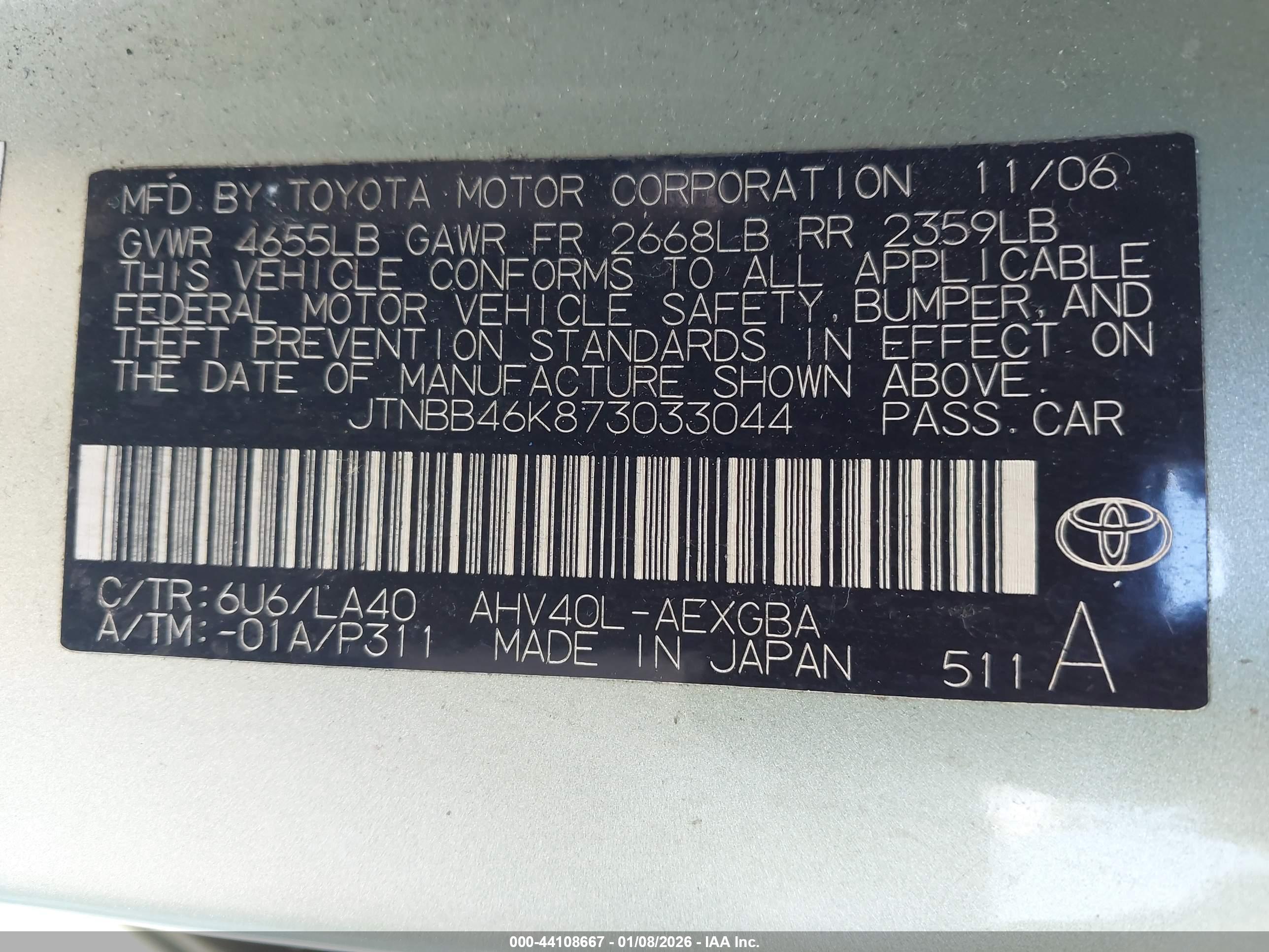 TOYOTA CAMRY image 9