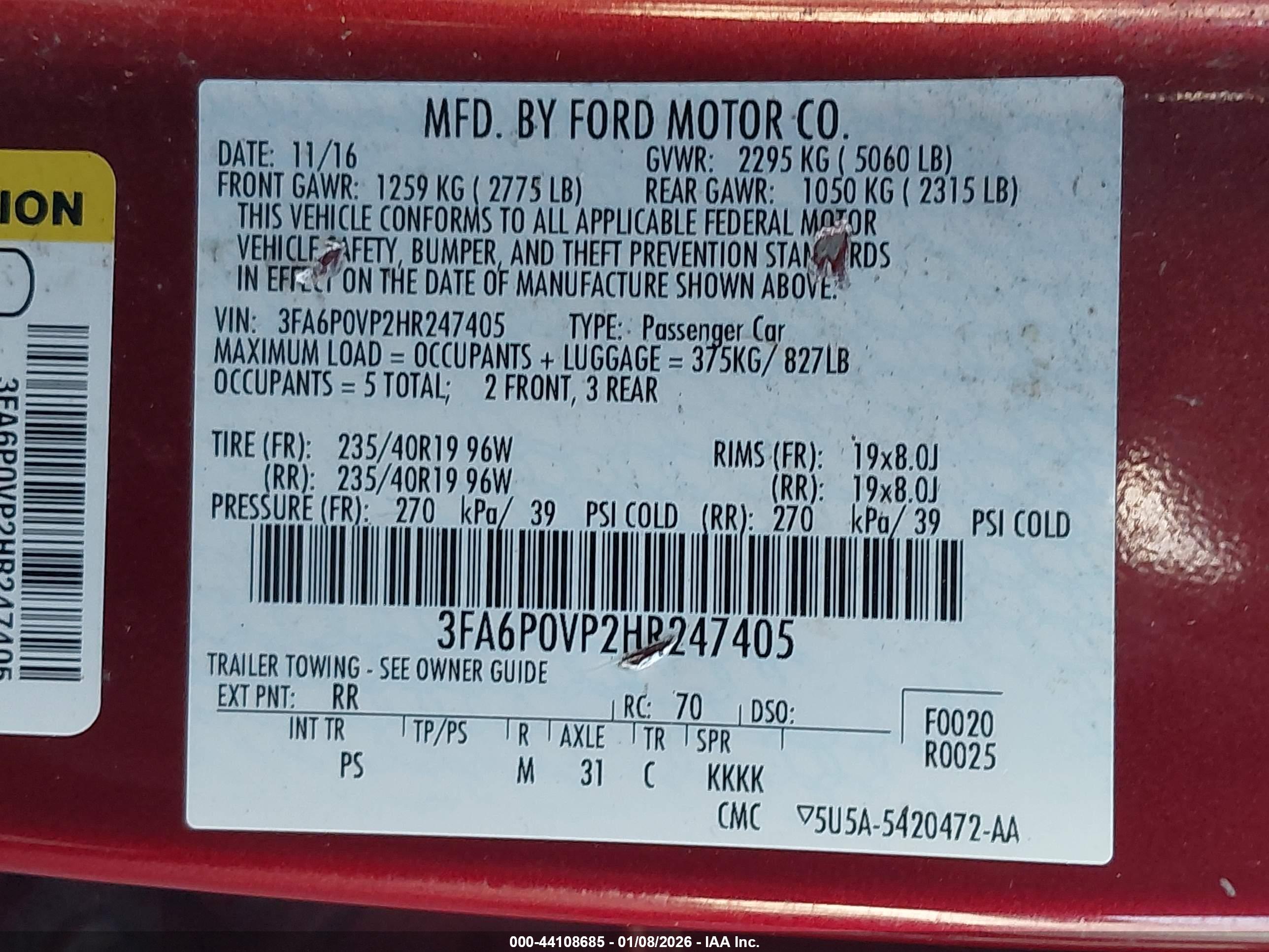 FORD FUSION image 9