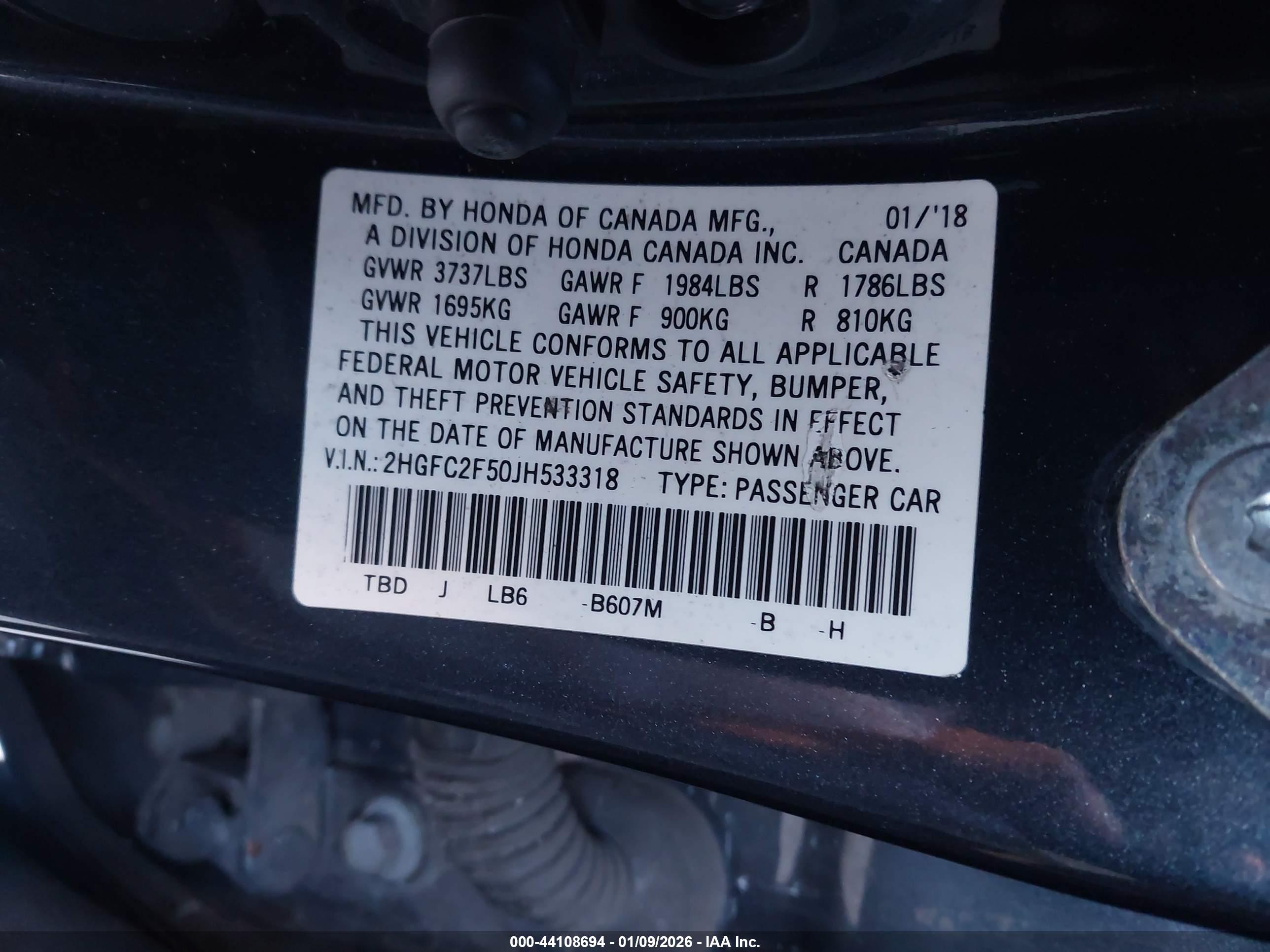 HONDA CIVIC image 9