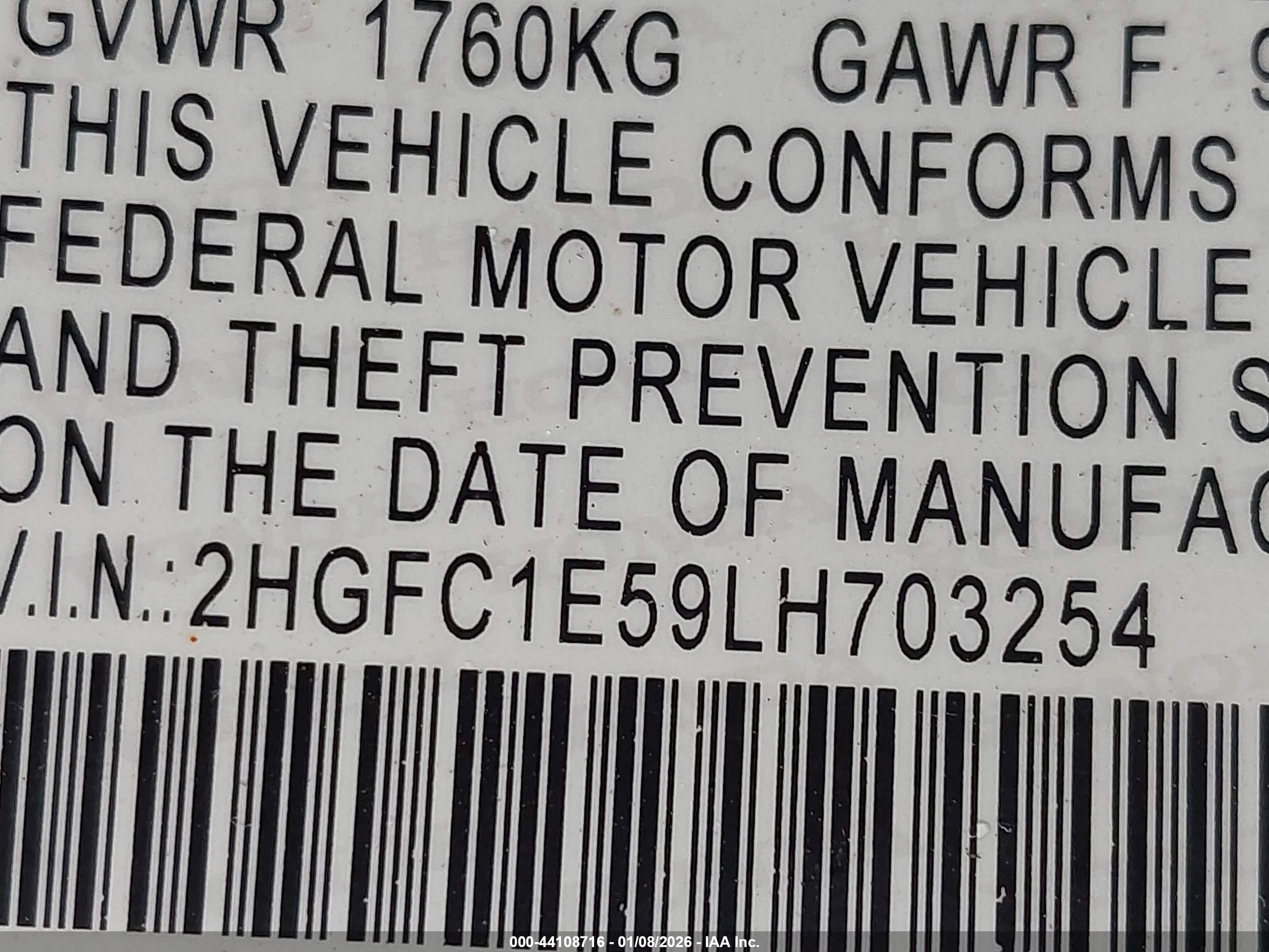 HONDA CIVIC image 9