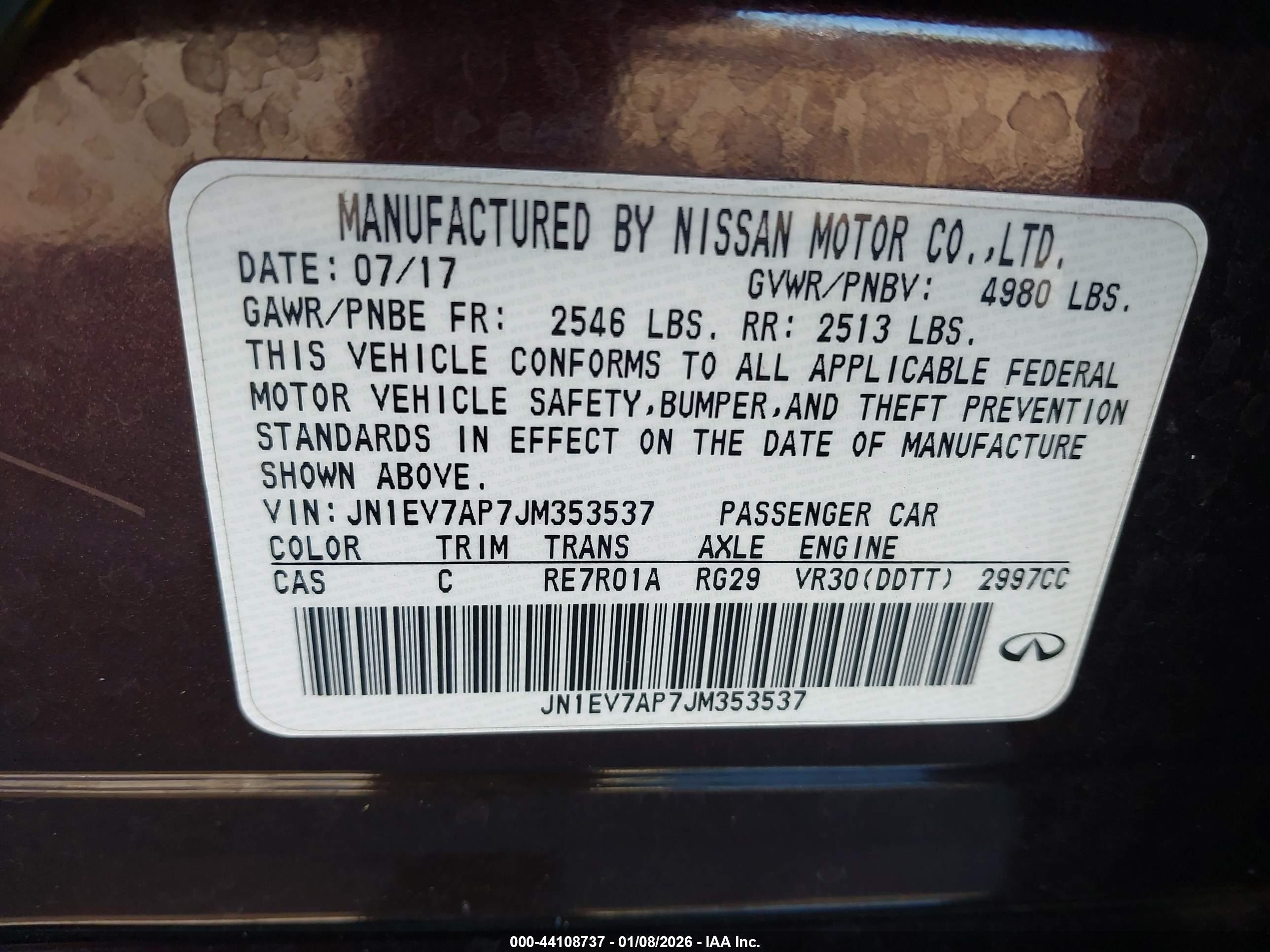 INFINITI Q50 image 9
