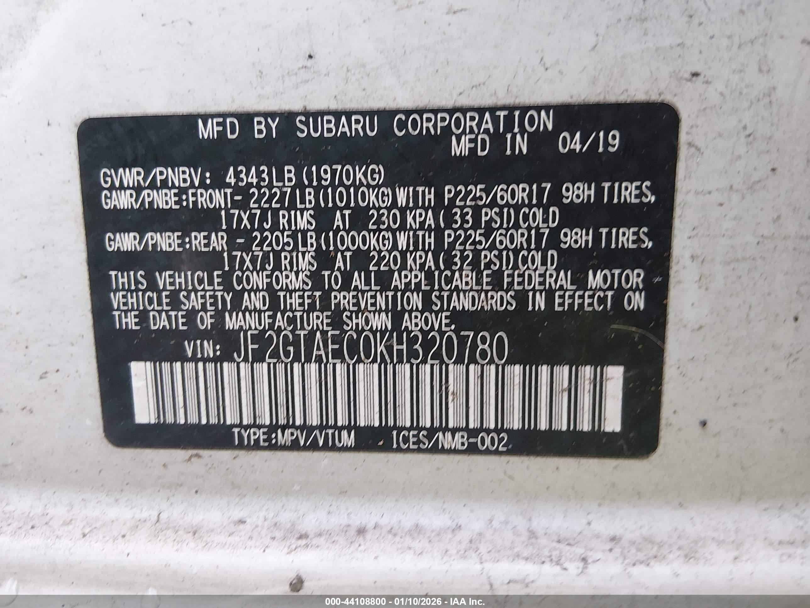 SUBARU CROSSTREK image 9