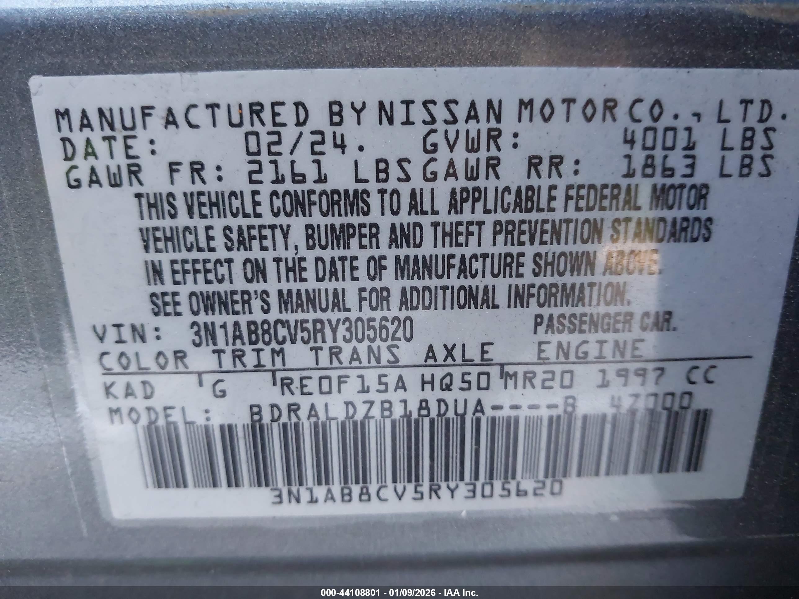 NISSAN SENTRA image 9