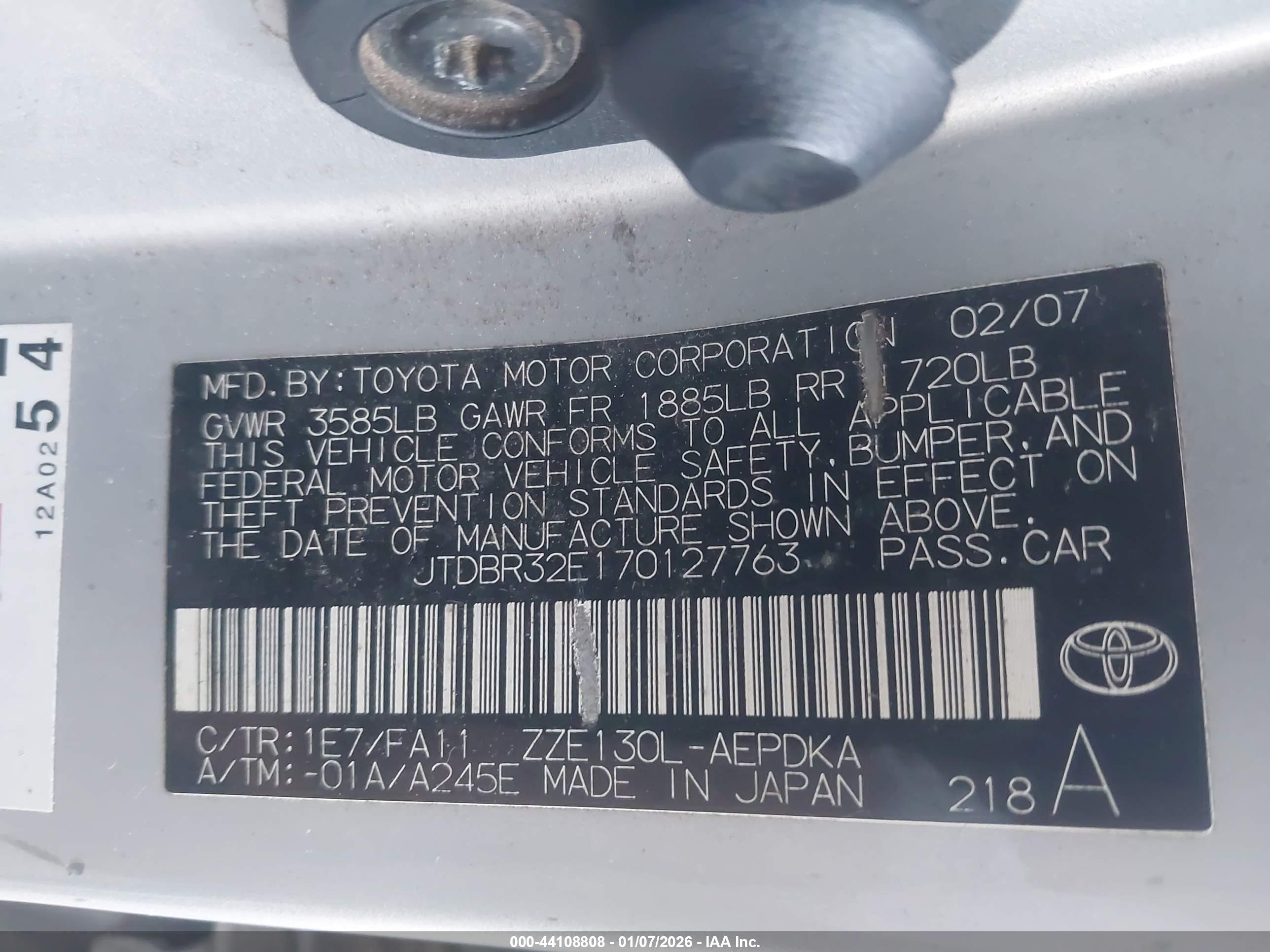 TOYOTA COROLLA image 9