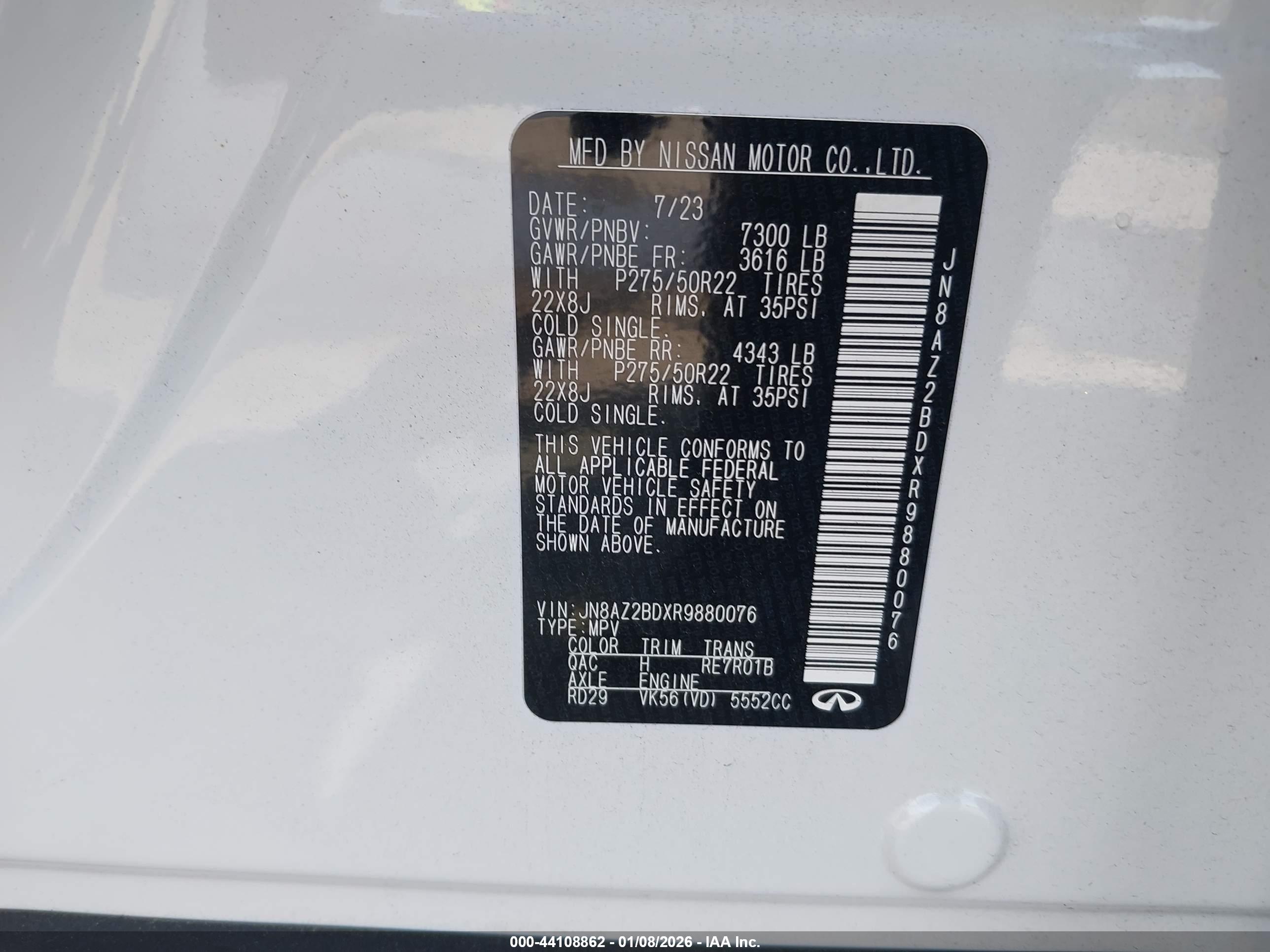 INFINITI QX80 image 9