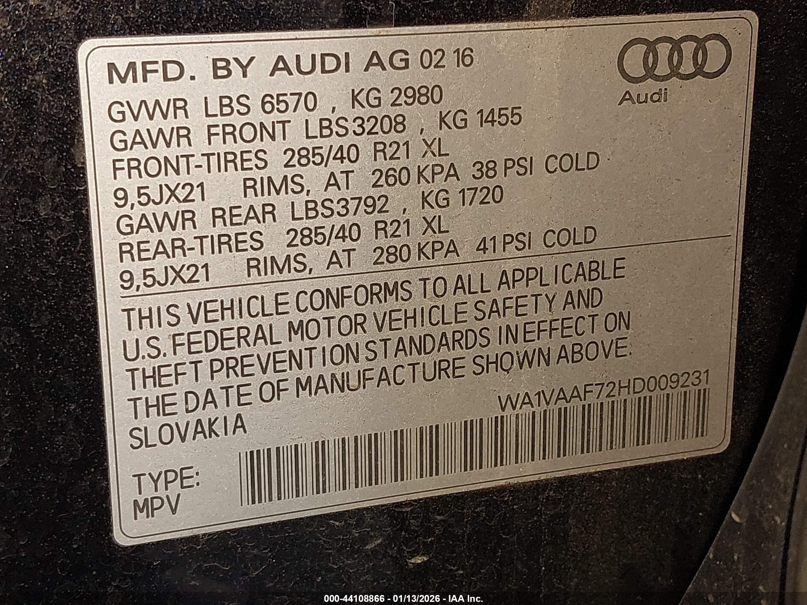 AUDI Q7 image 9