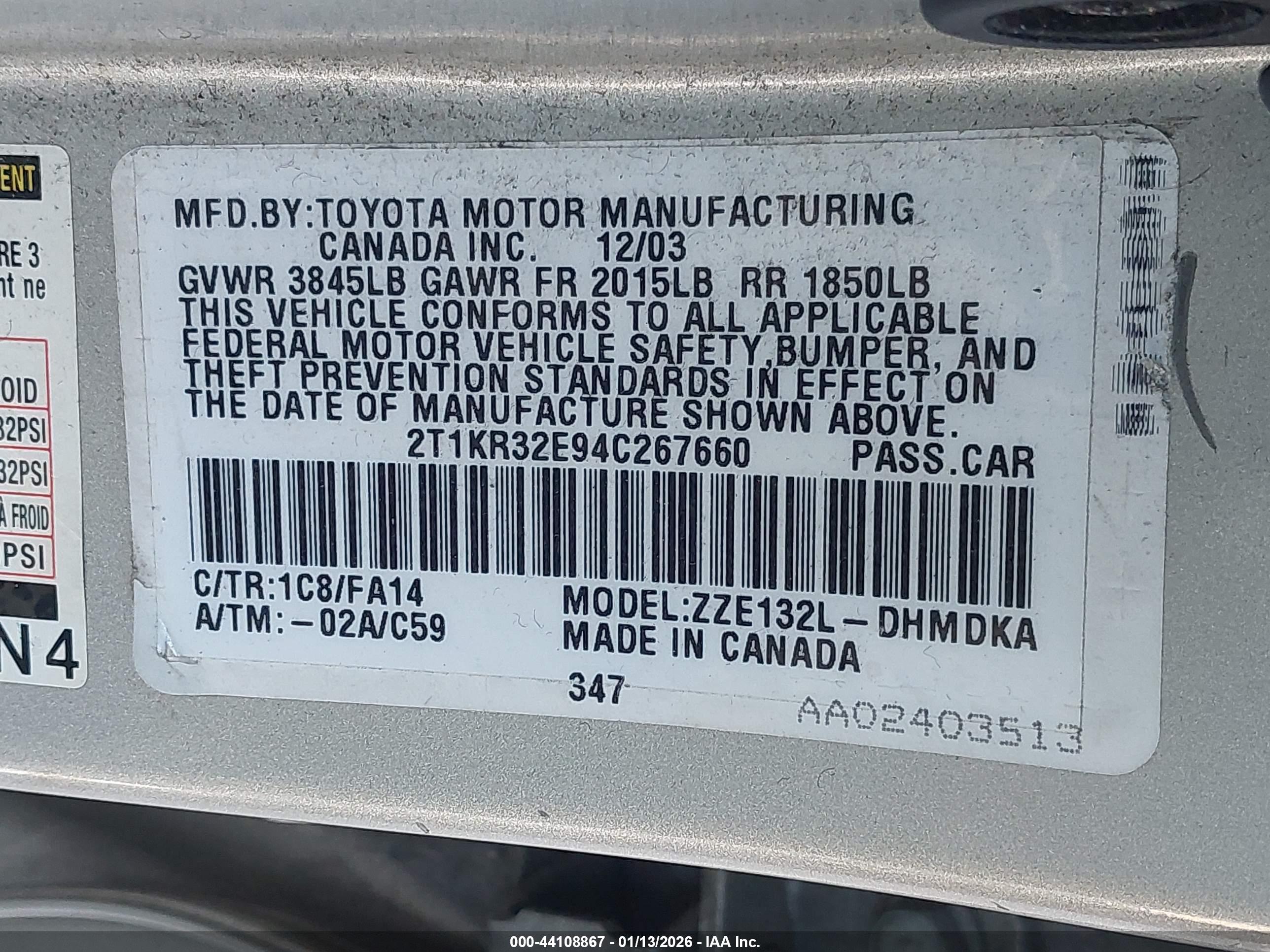 TOYOTA MATRIX image 9