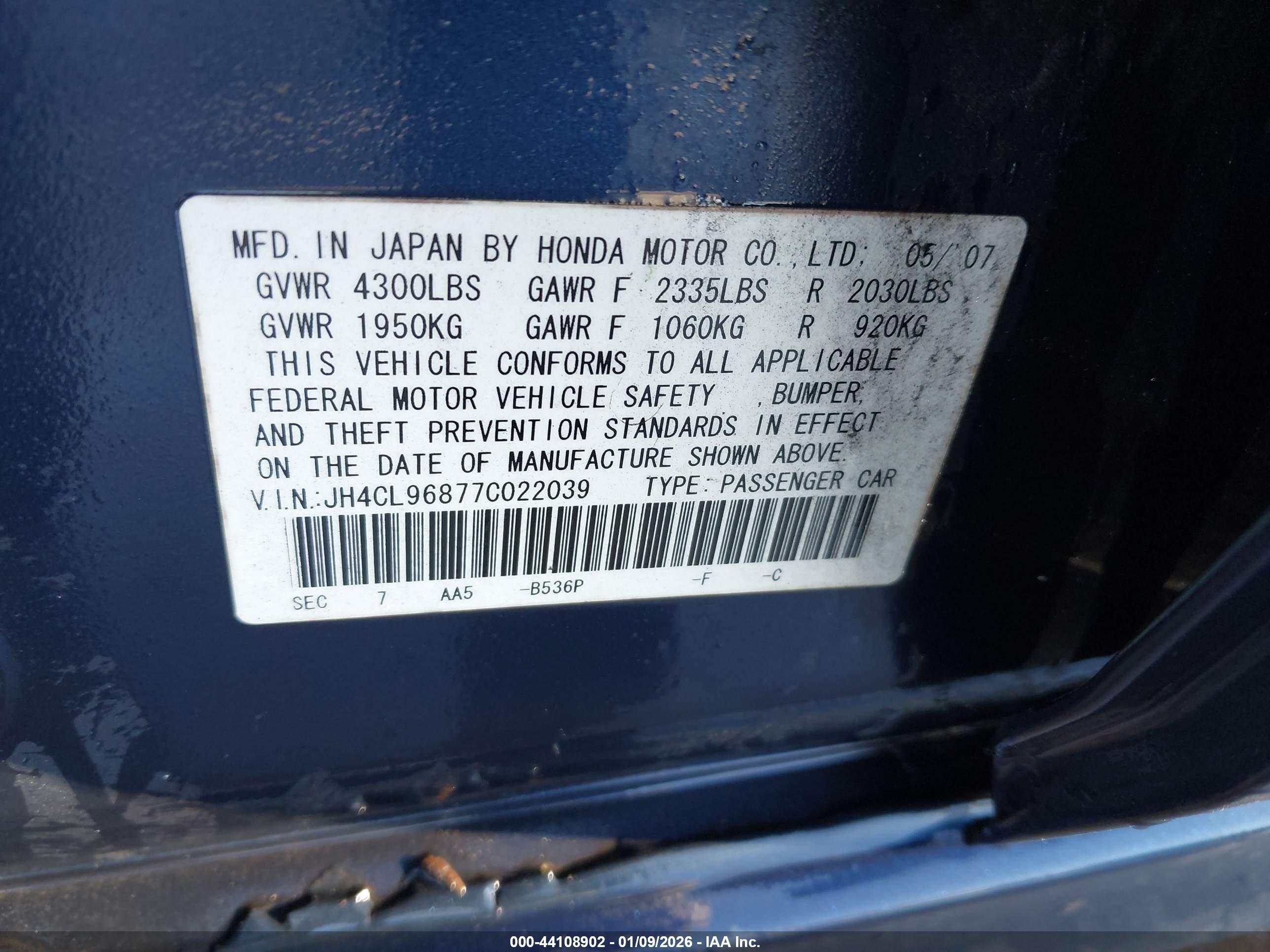 ACURA TSX image 9
