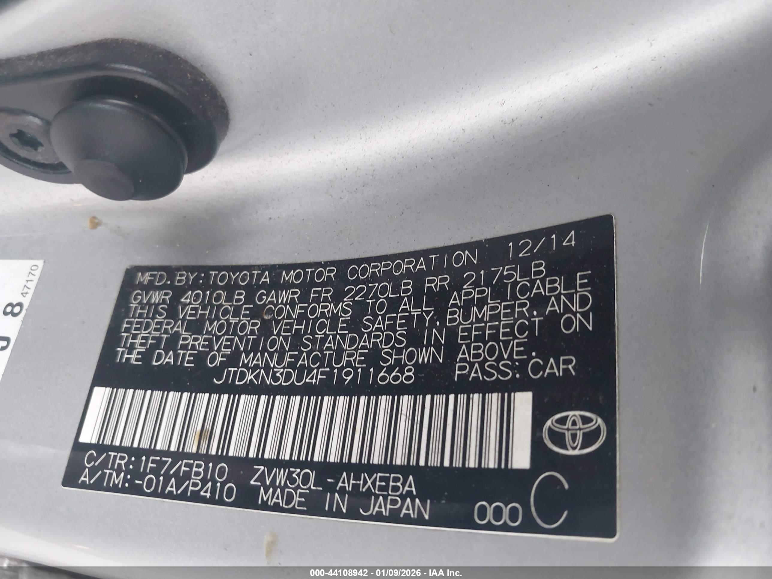 TOYOTA PRIUS image 9