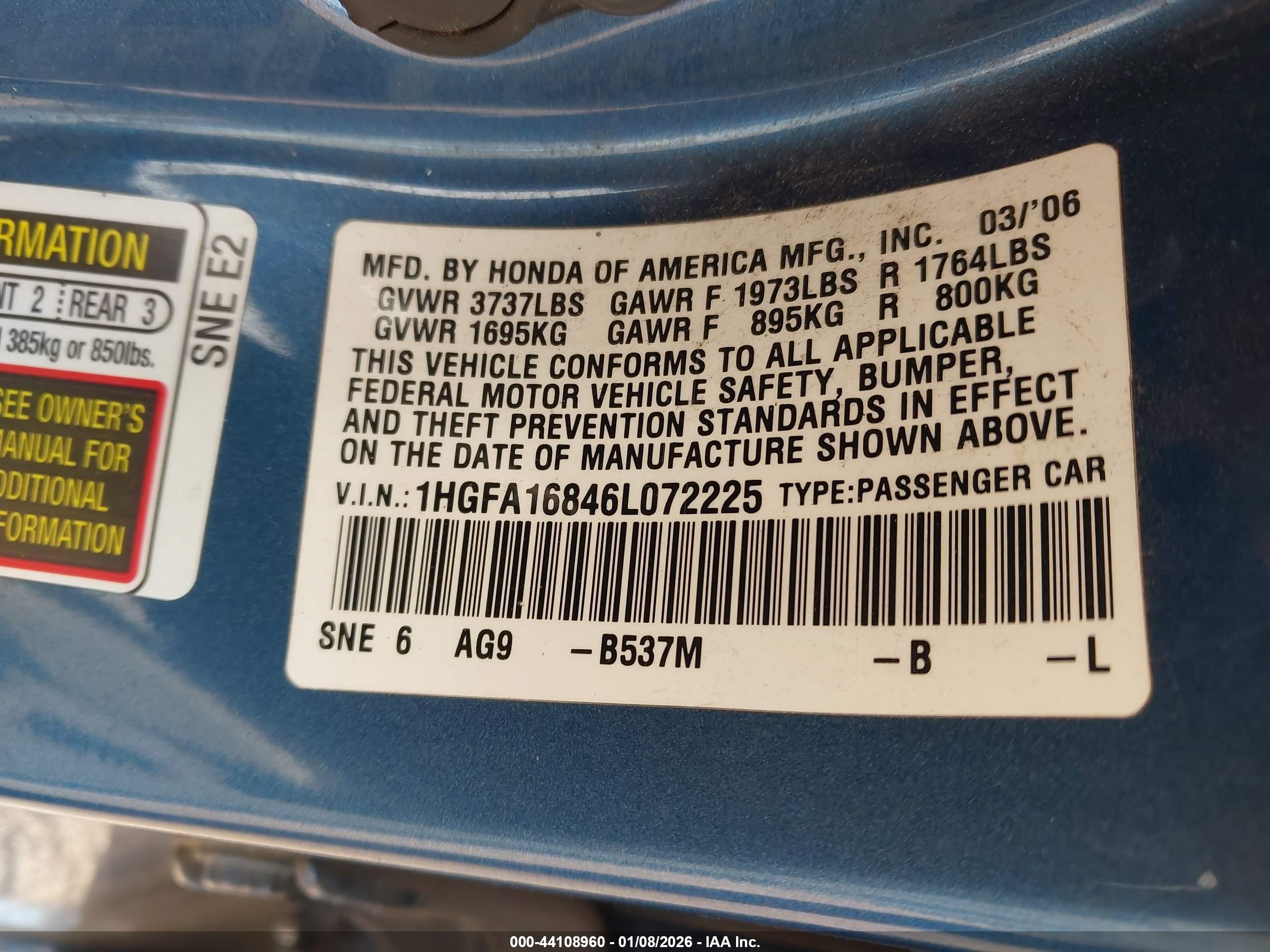 HONDA CIVIC image 9
