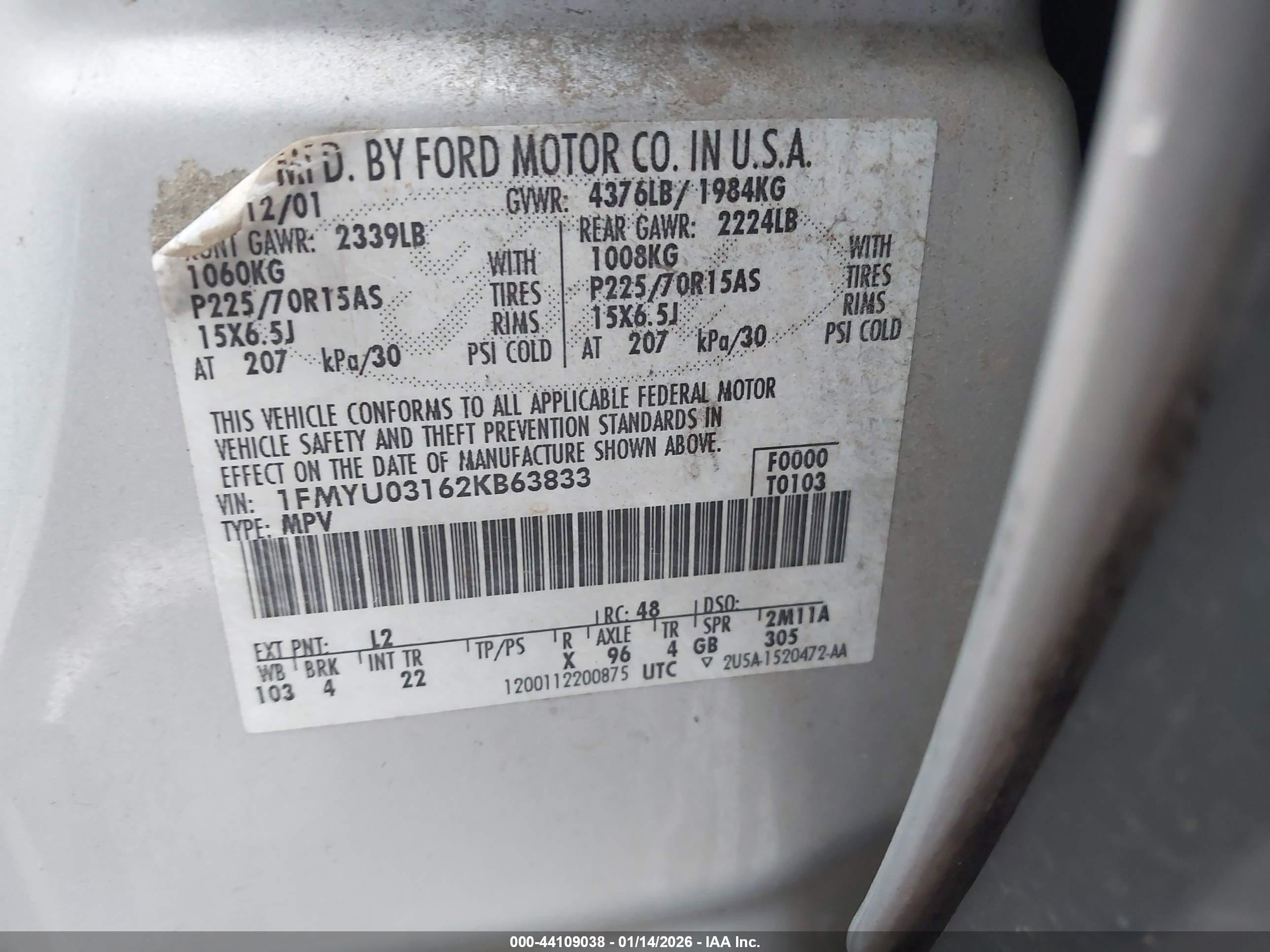 FORD ESCAPE image 9