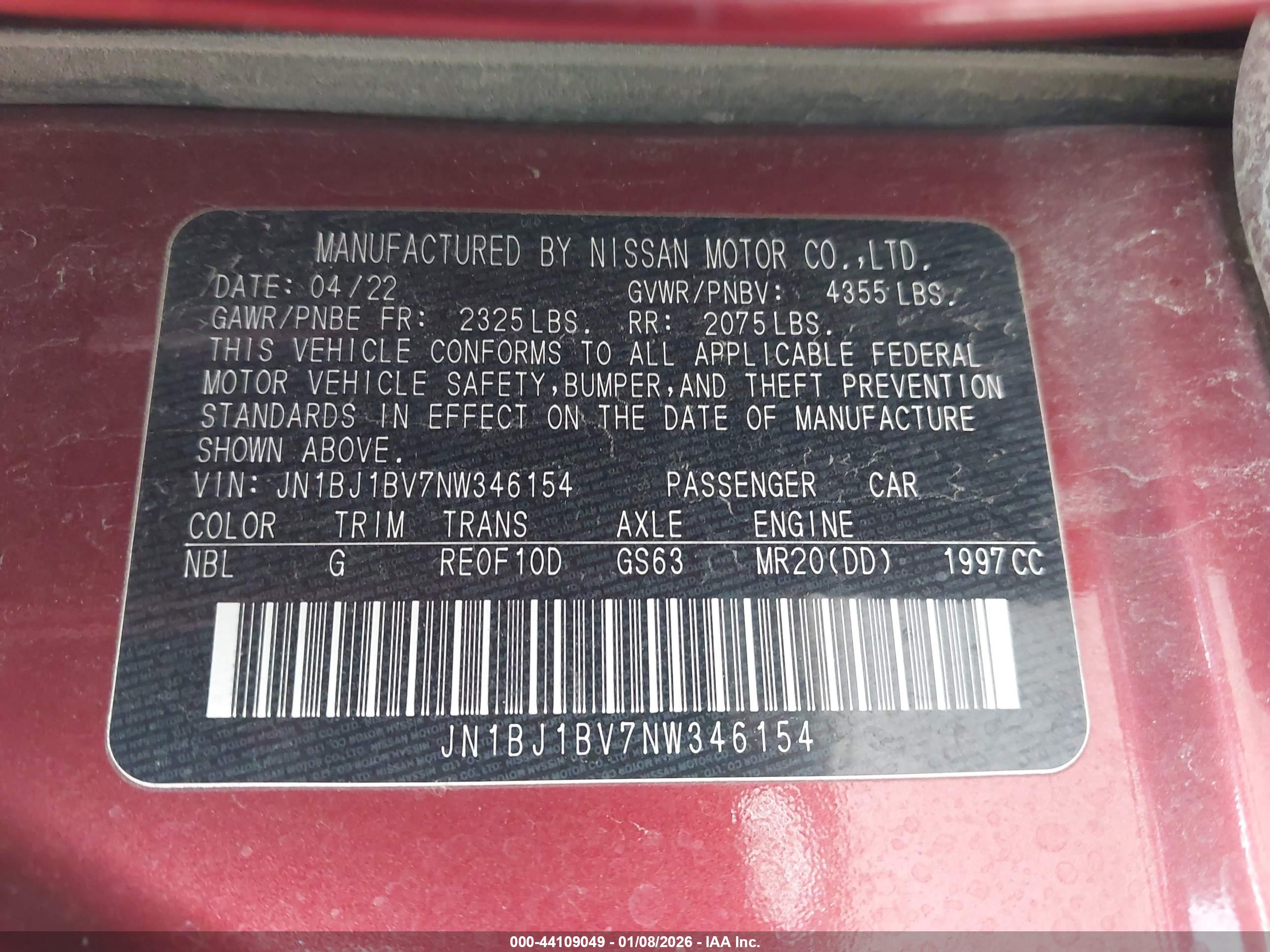 NISSAN ROGUE image 9