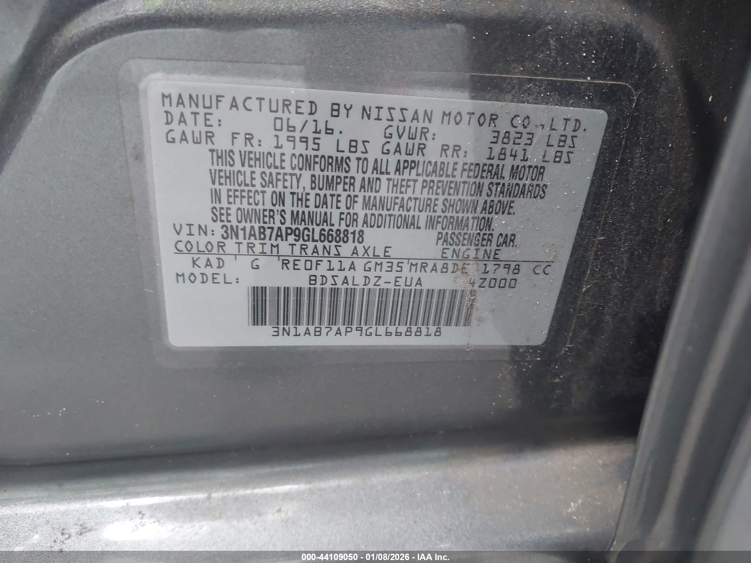 NISSAN SENTRA image 9