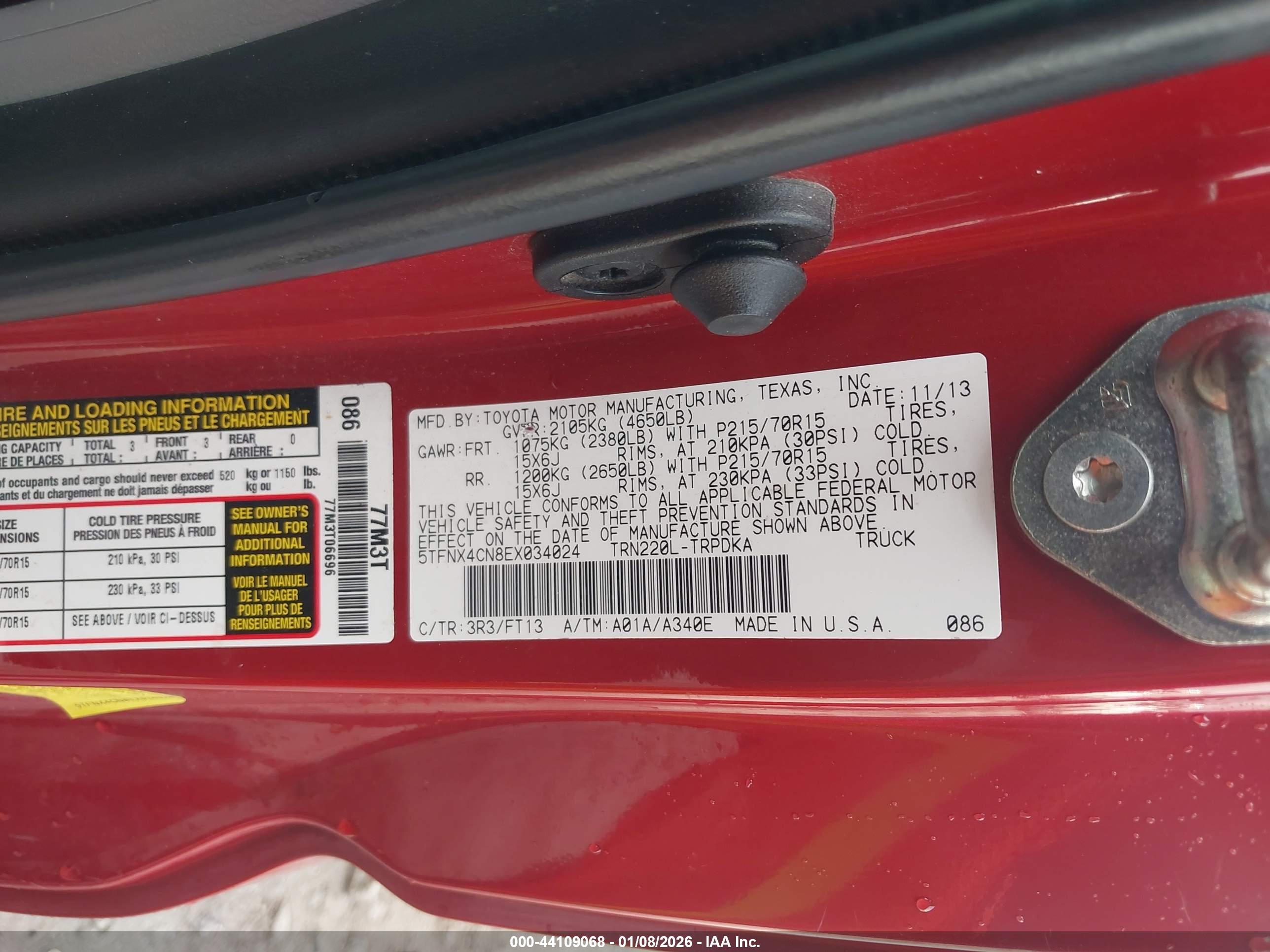TOYOTA TACOMA image 9