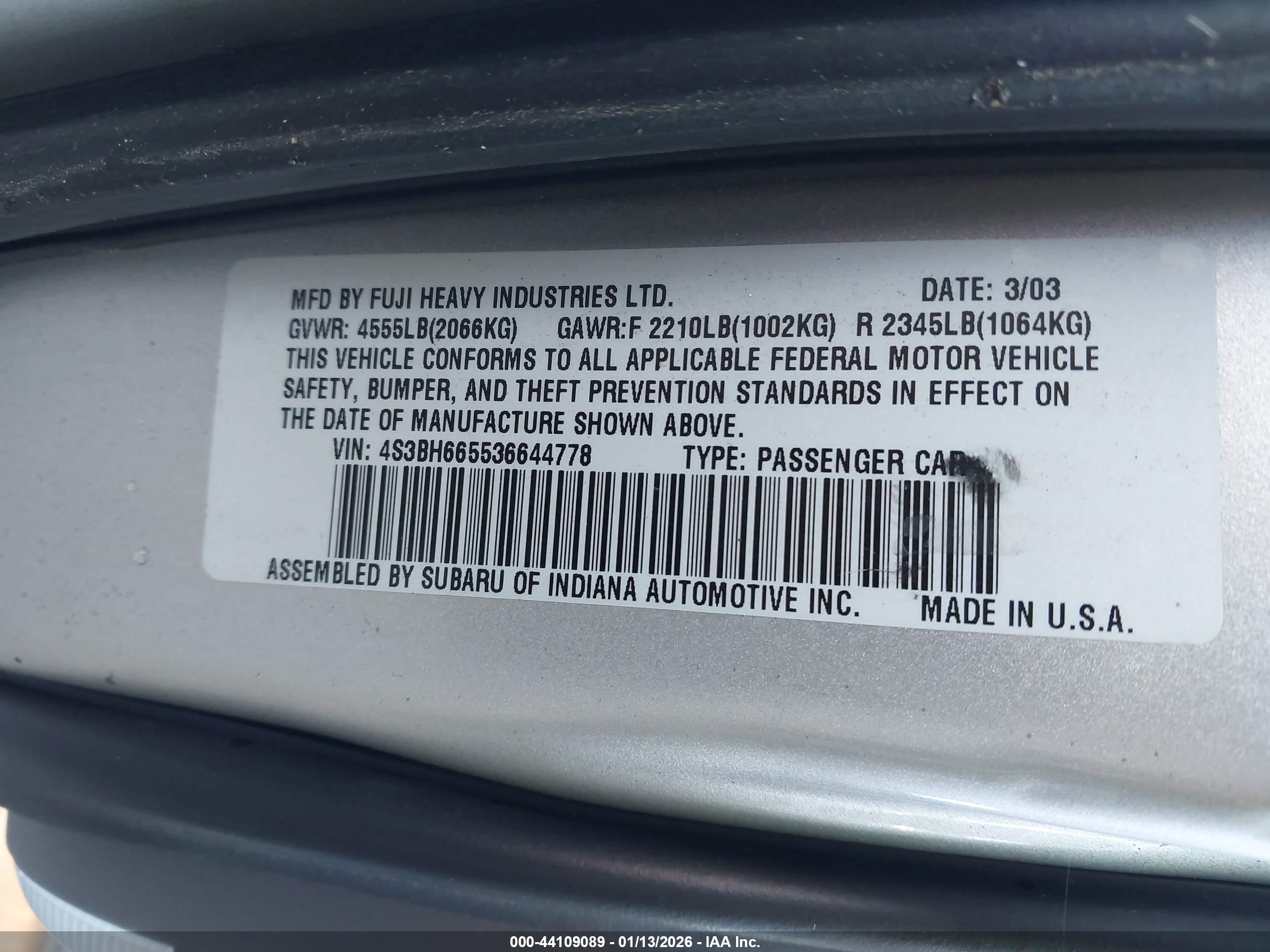 SUBARU OUTBACK image 9