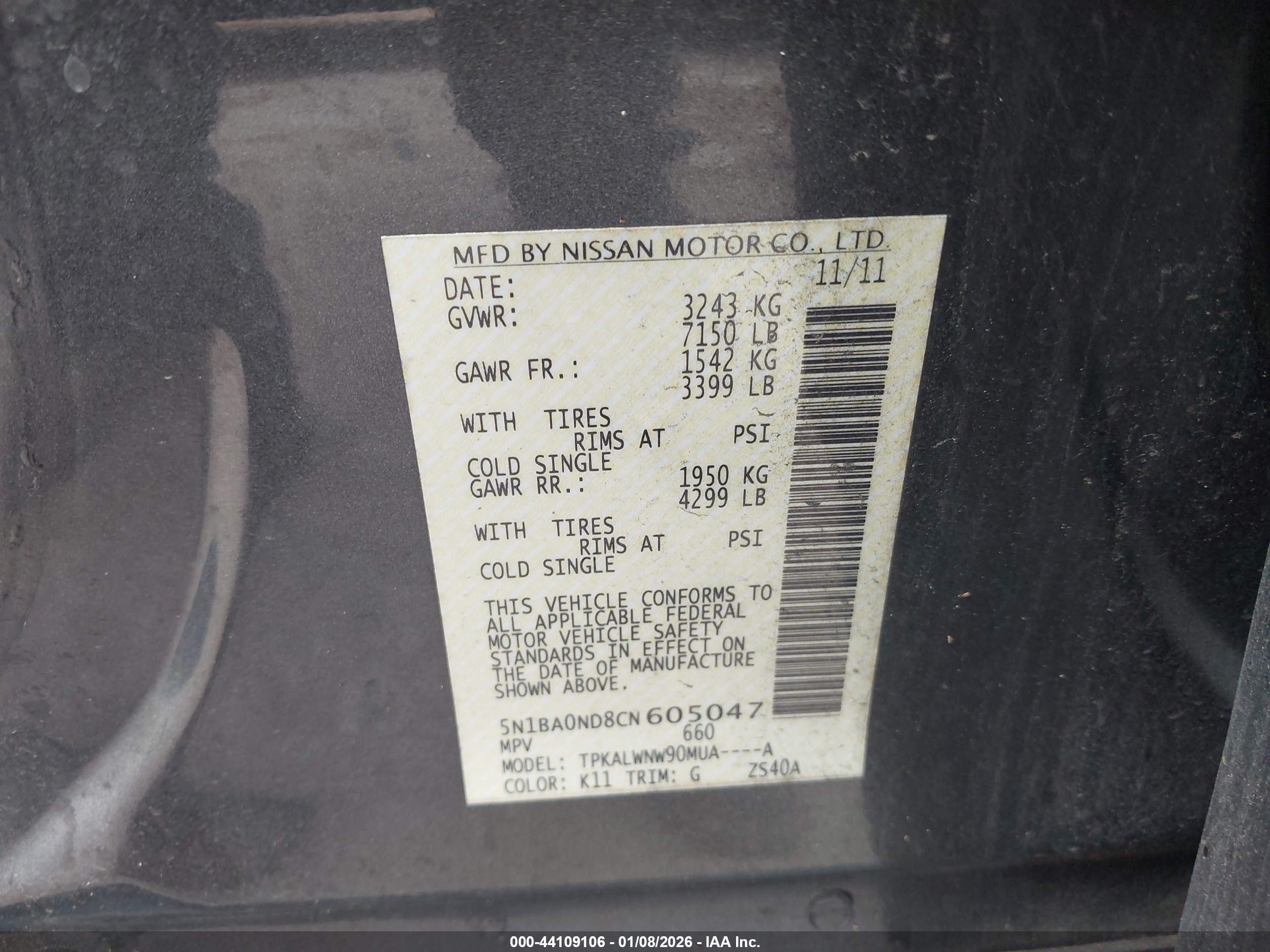 NISSAN ARMADA image 9