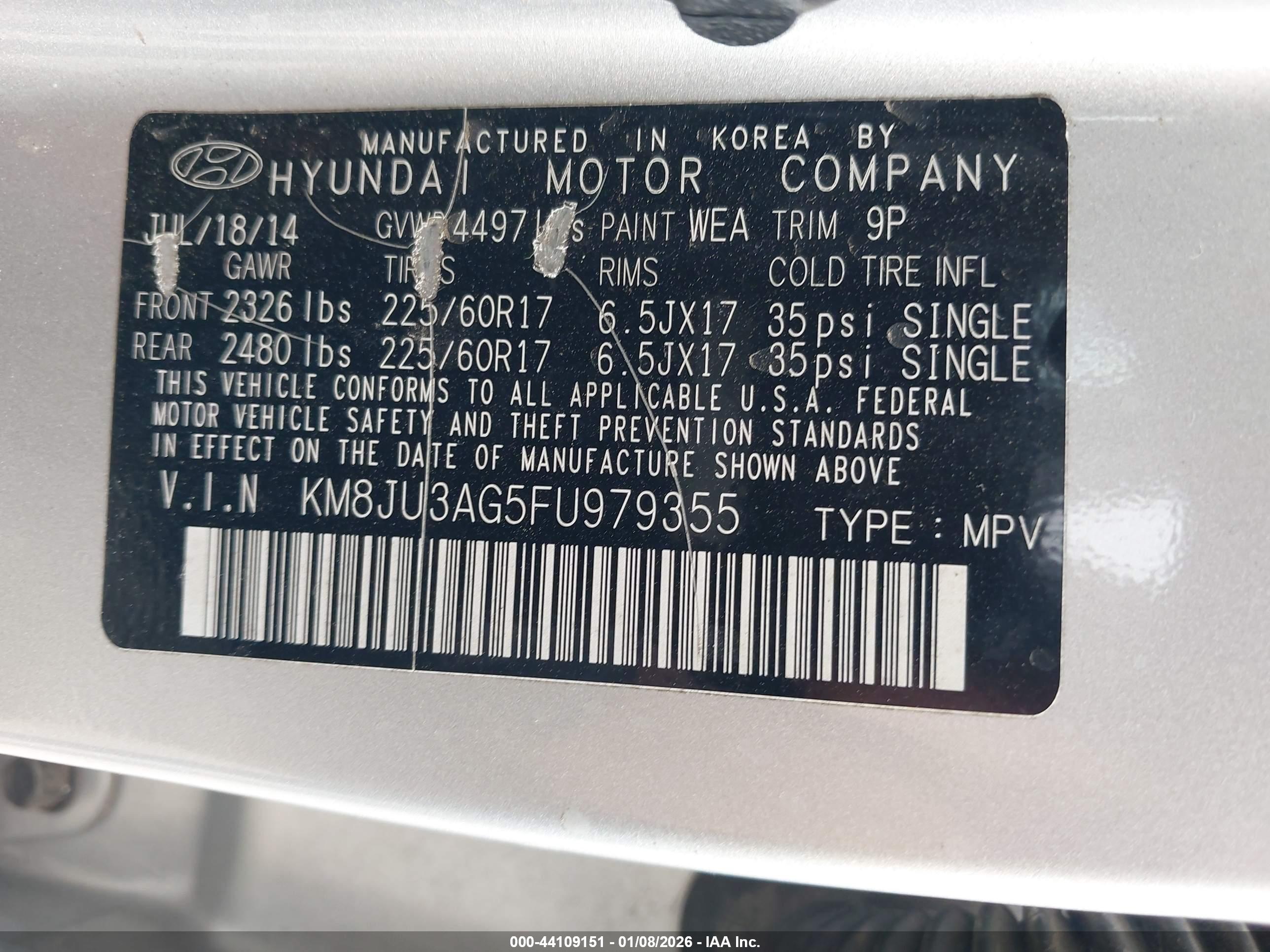 HYUNDAI TUCSON image 9