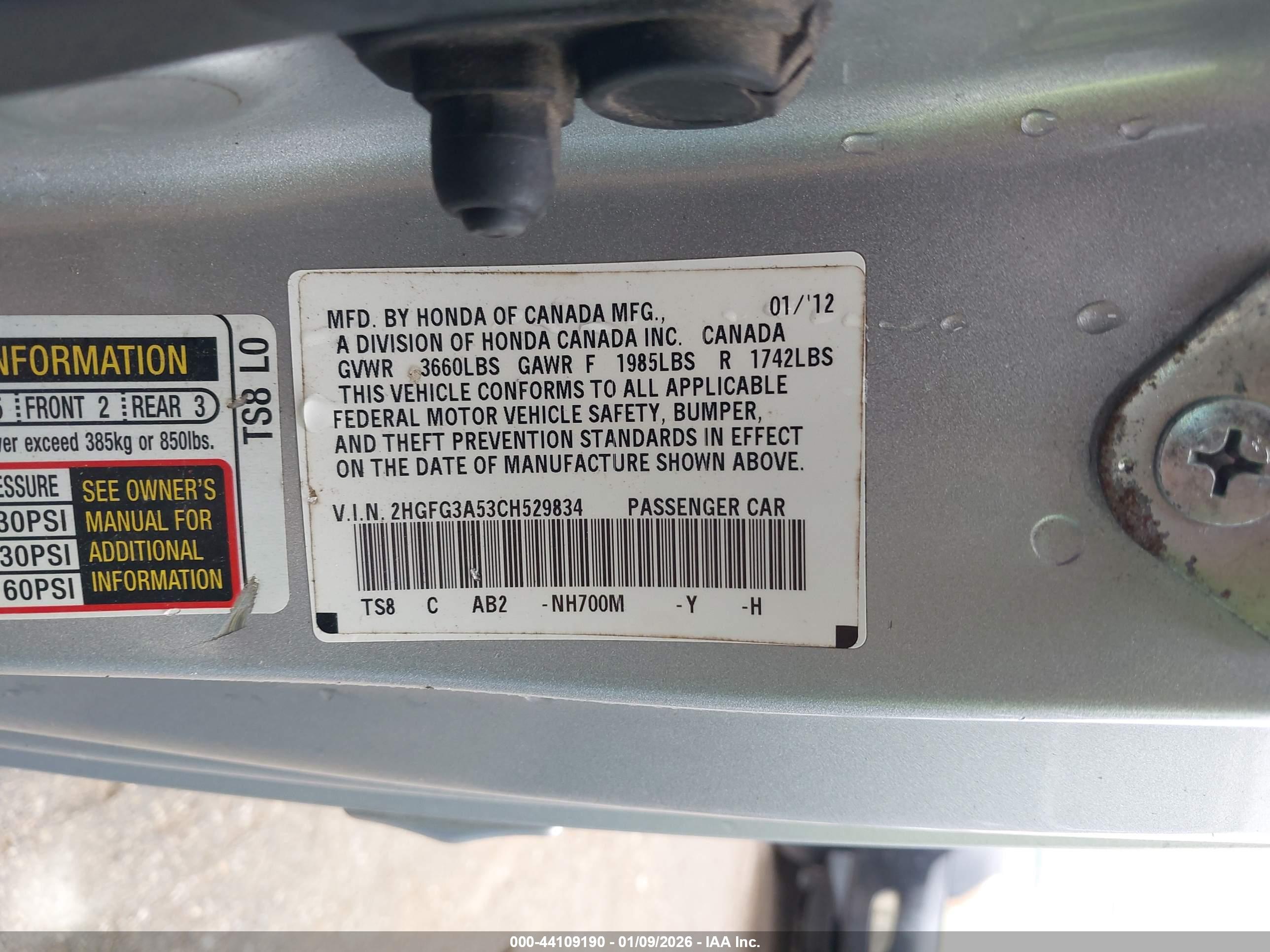 HONDA CIVIC image 9