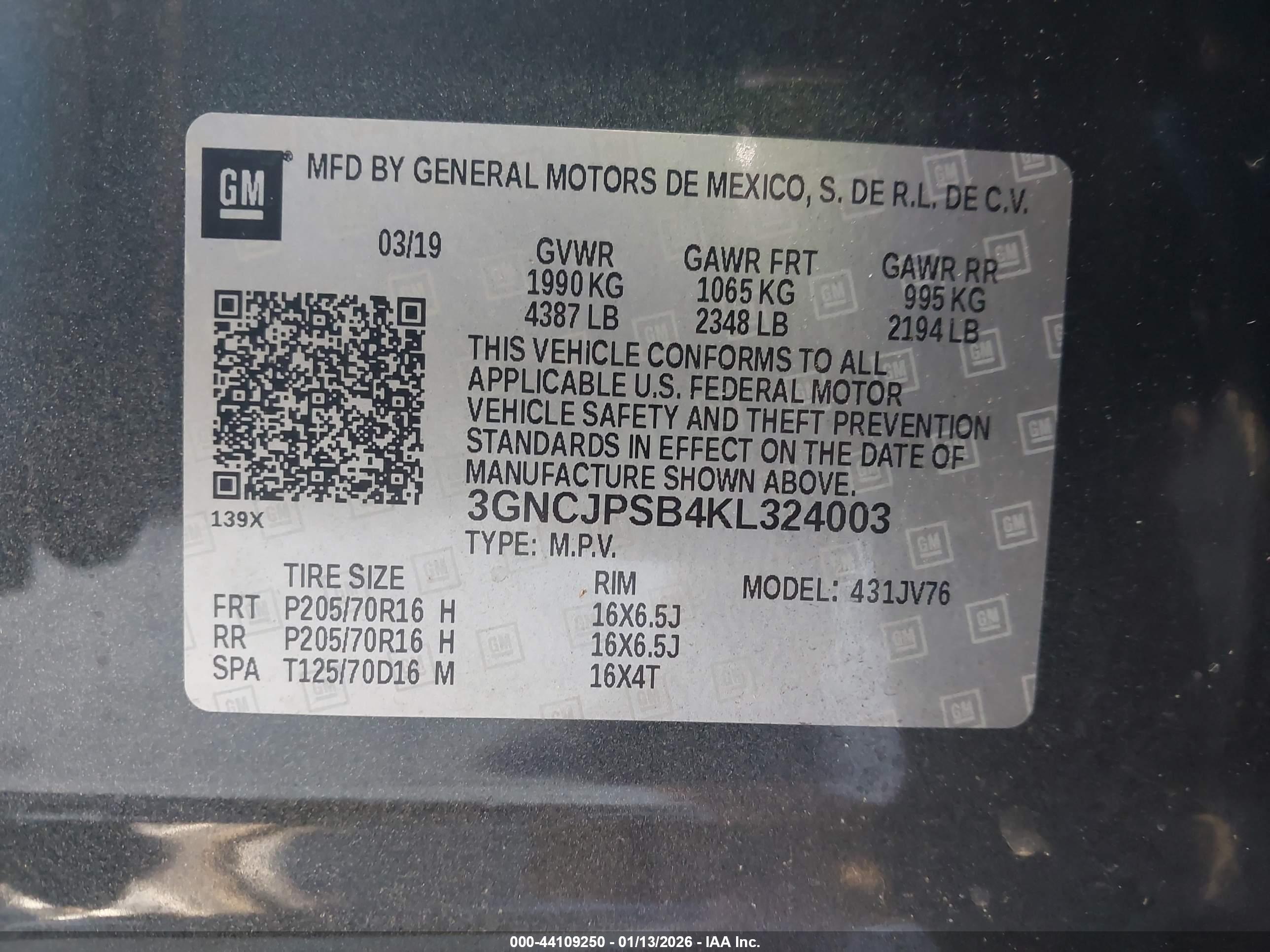CHEVROLET TRAX image 9