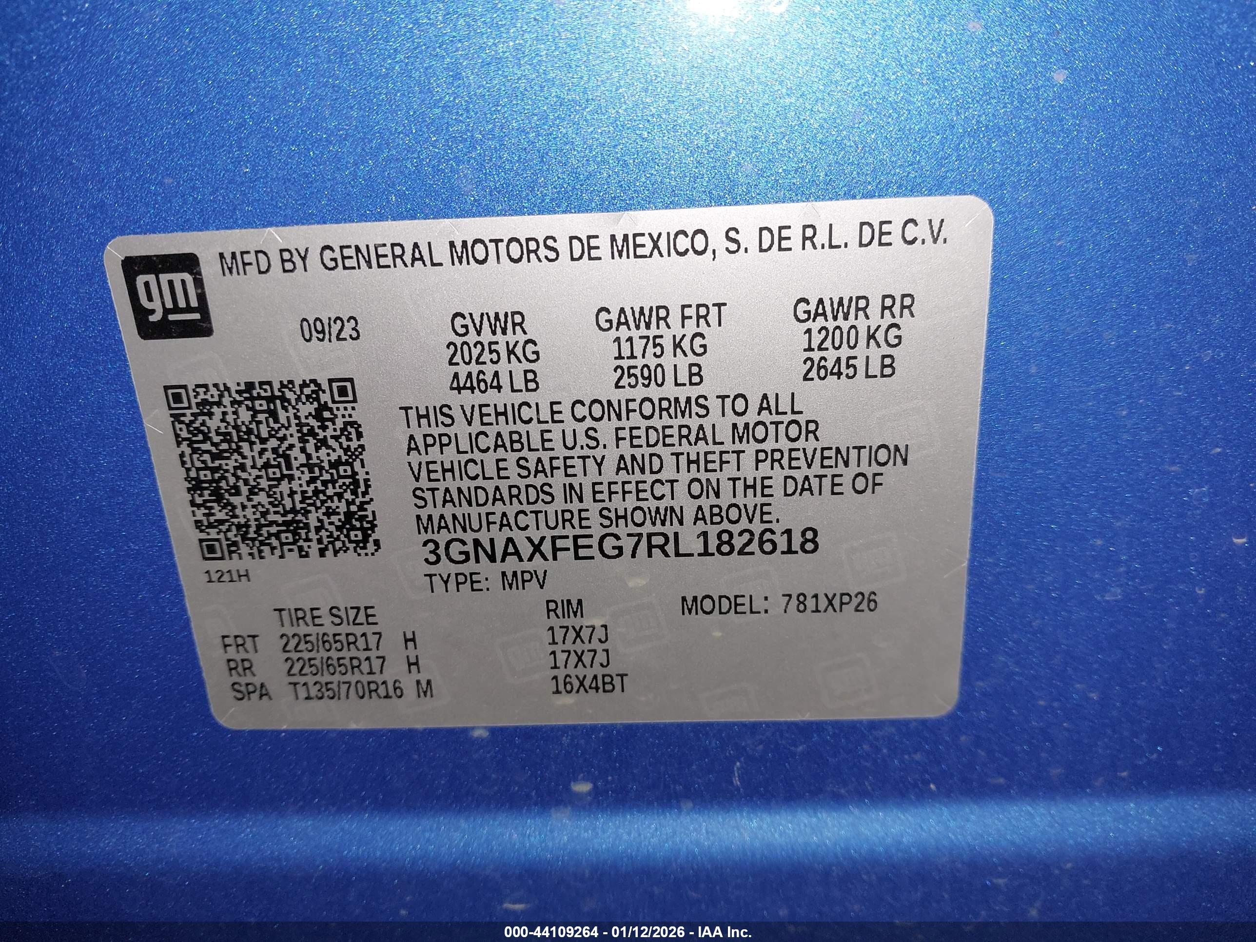 CHEVROLET EQUINOX image 9