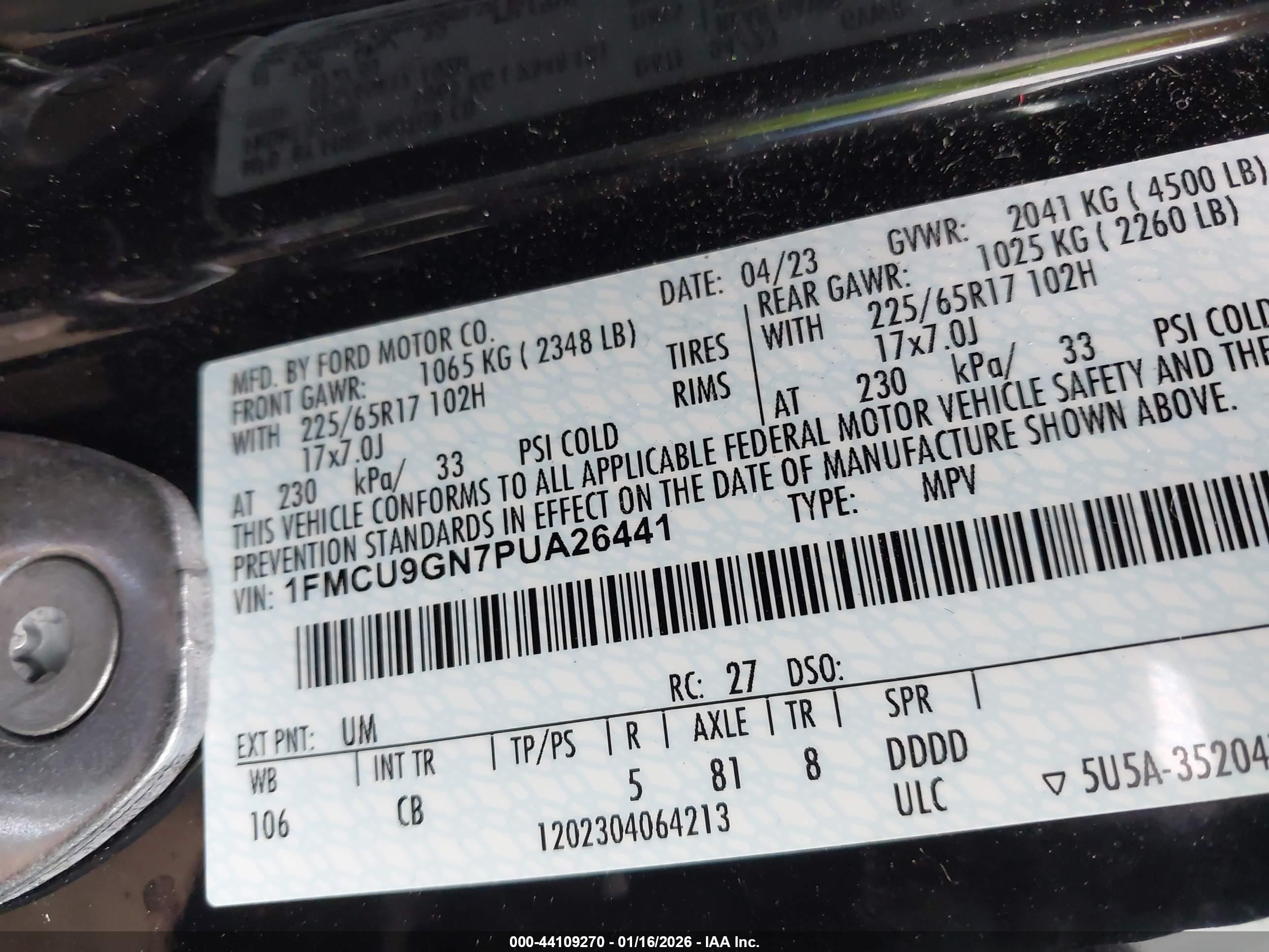 FORD ESCAPE image 9