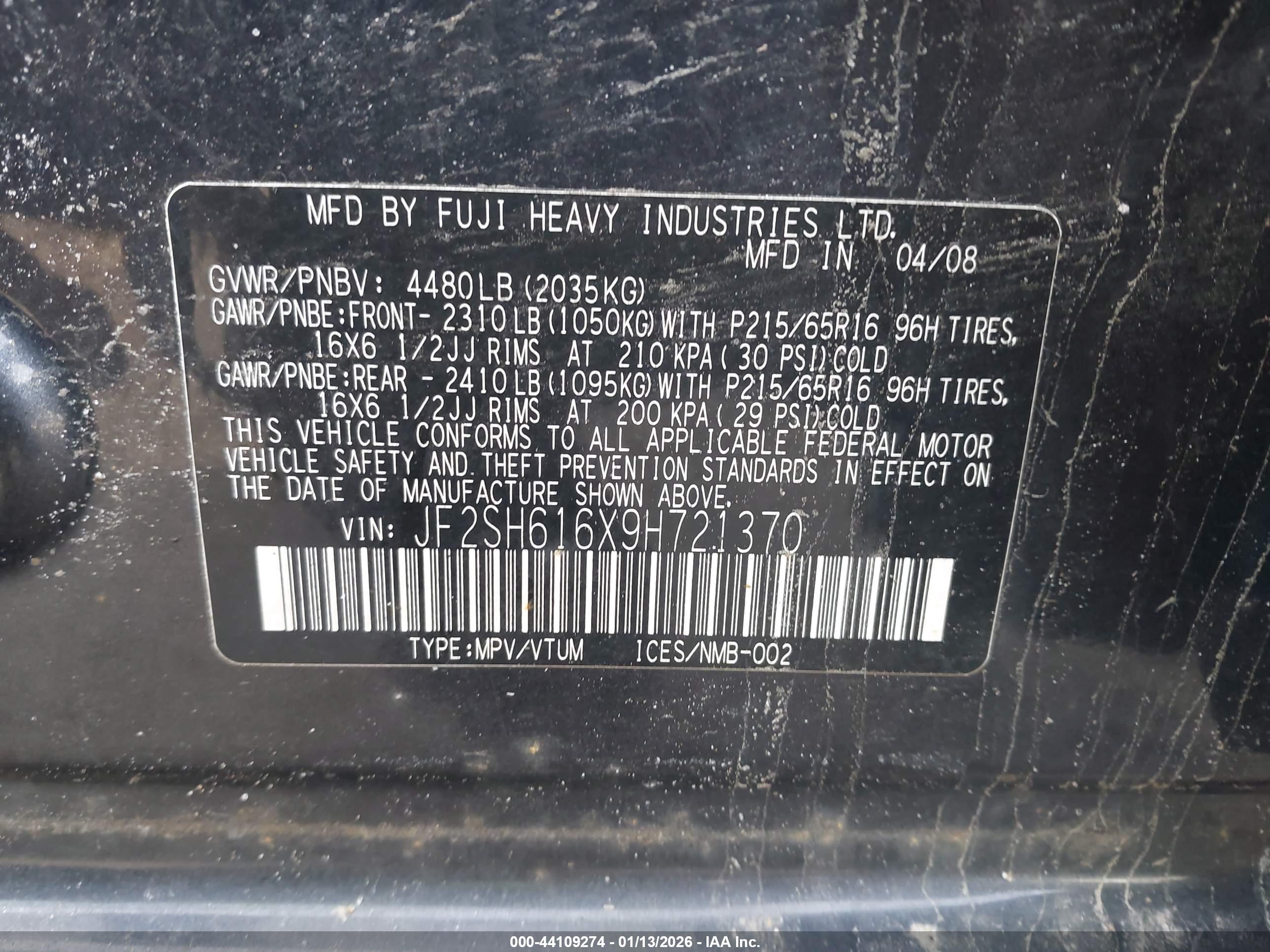 SUBARU FORESTER image 9
