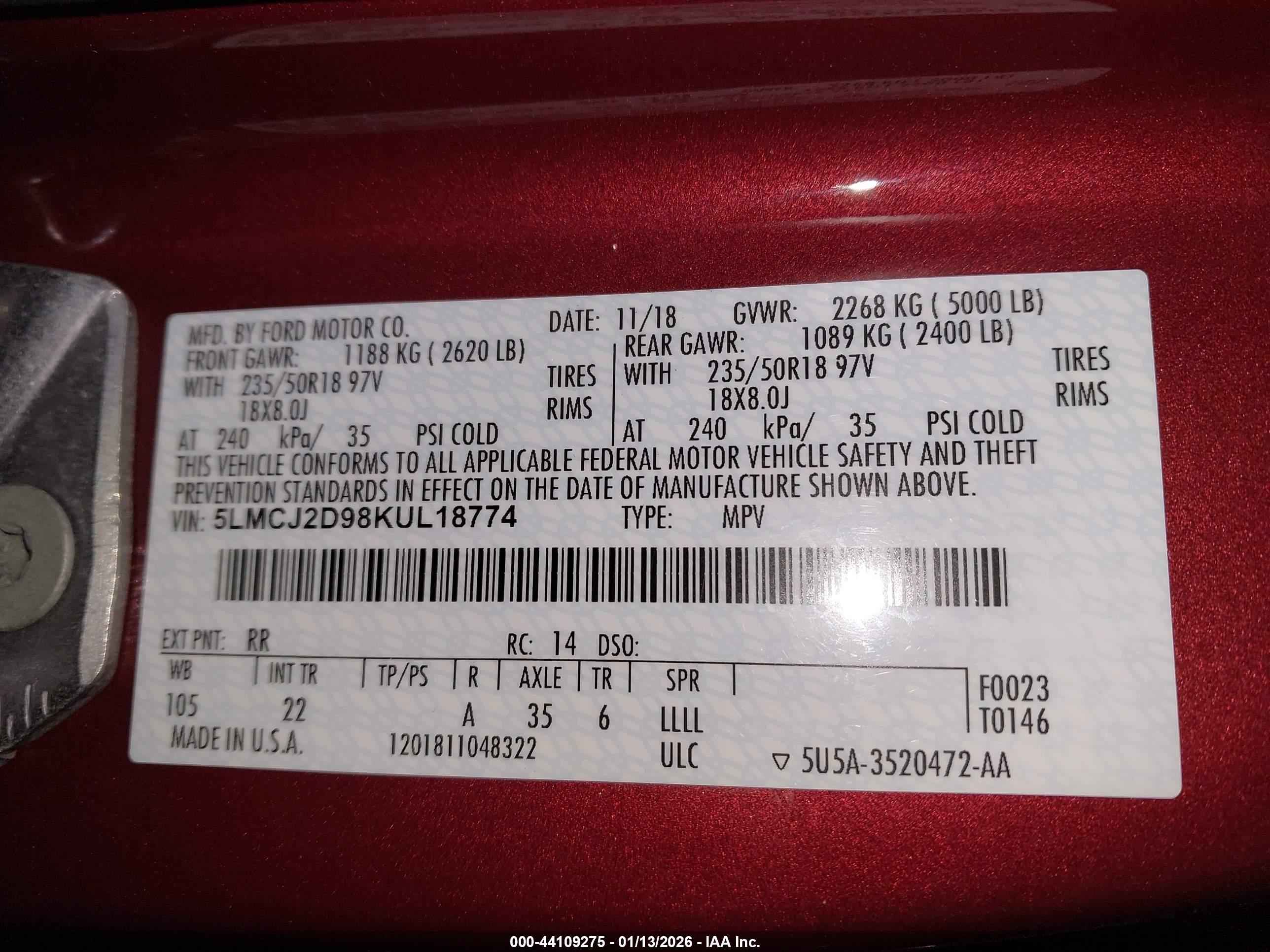 LINCOLN MKC image 9